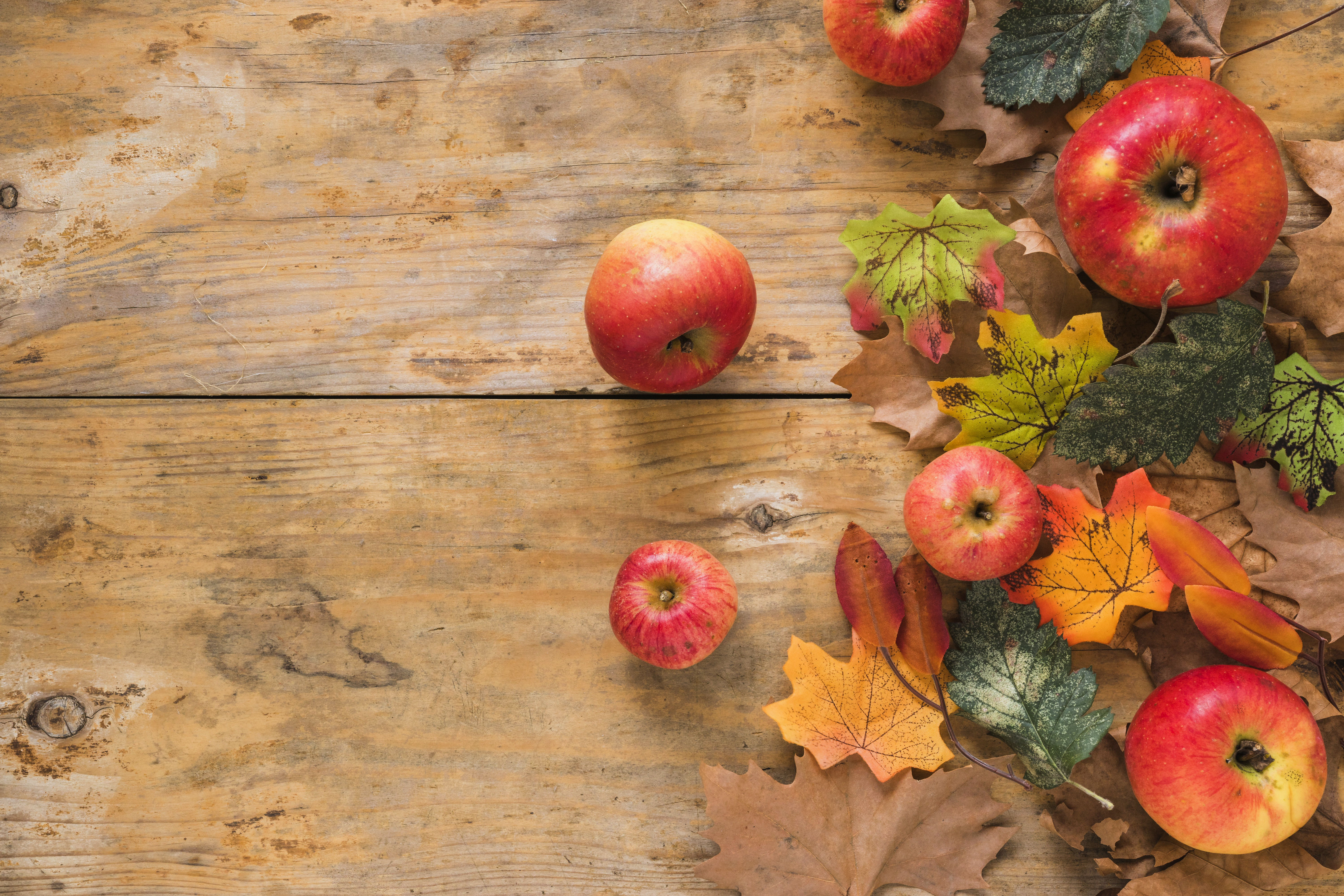 Бесплатное фото Осенние яблочки
