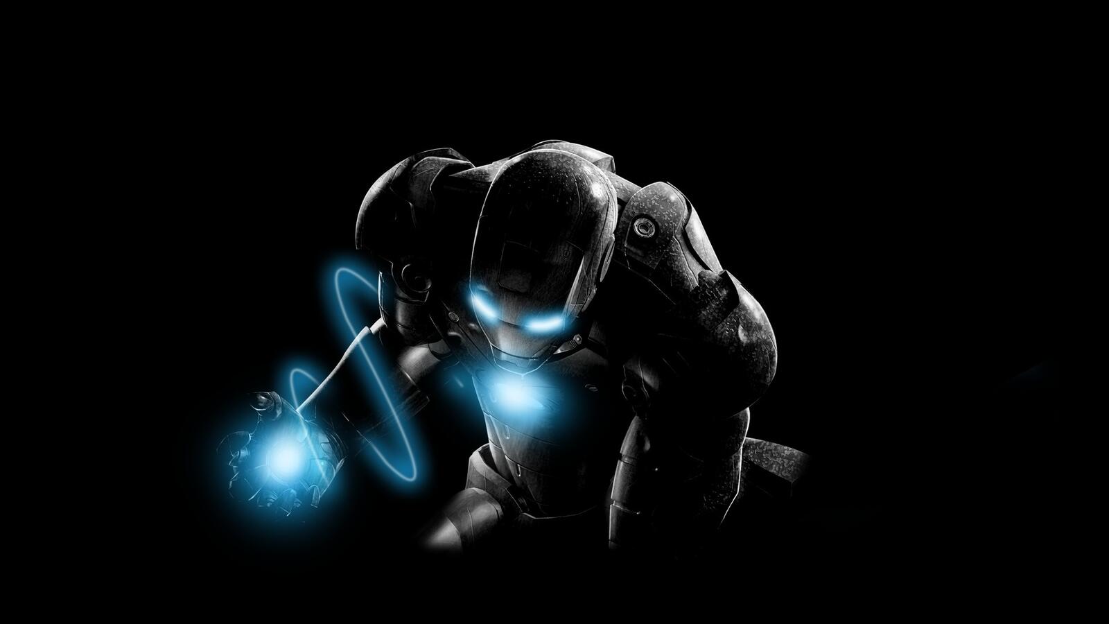 Wallpapers iron man black background movies on the desktop