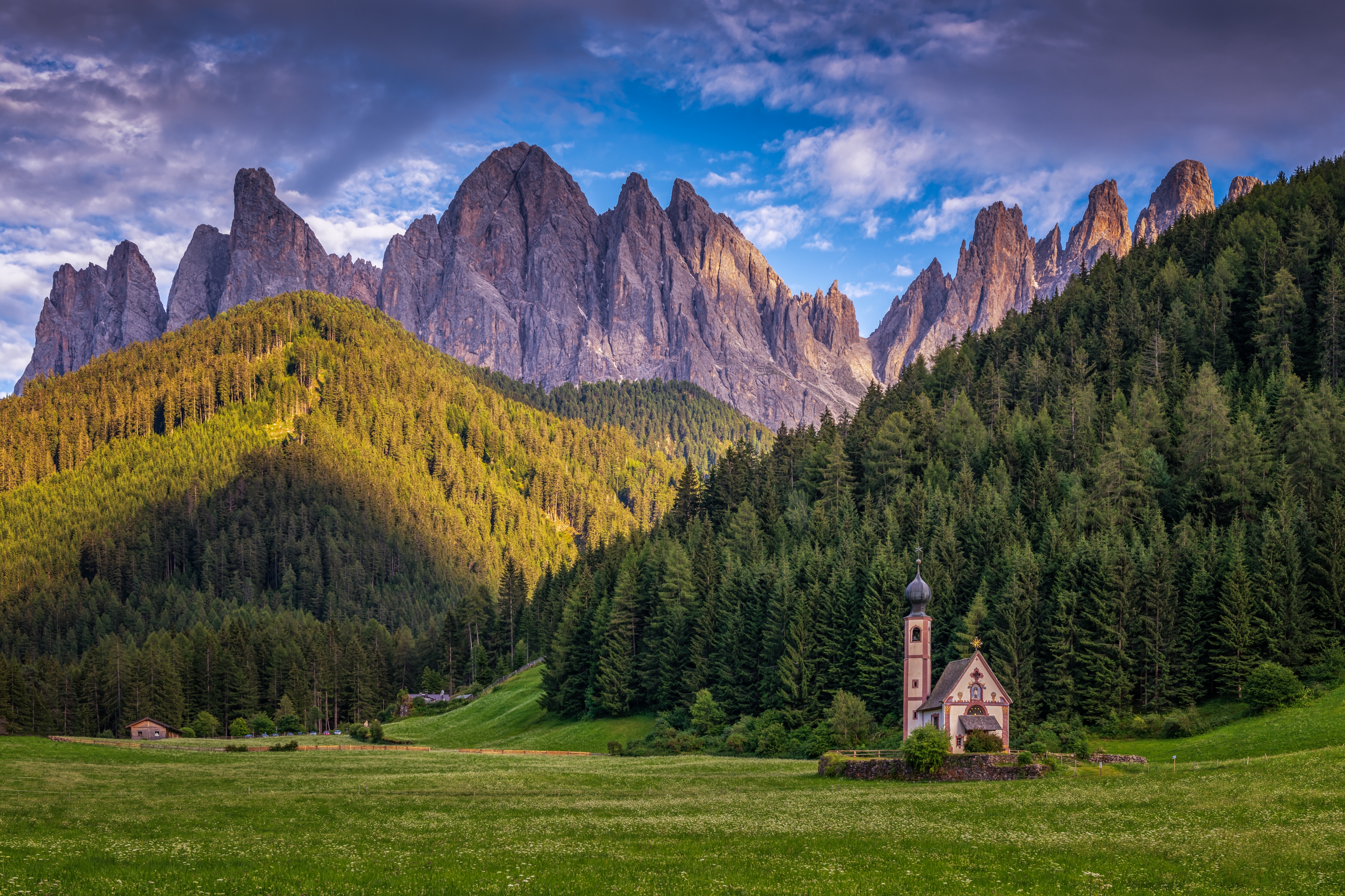 Wallpapers Dolomites chiesa di S Giovanni Italy on the desktop