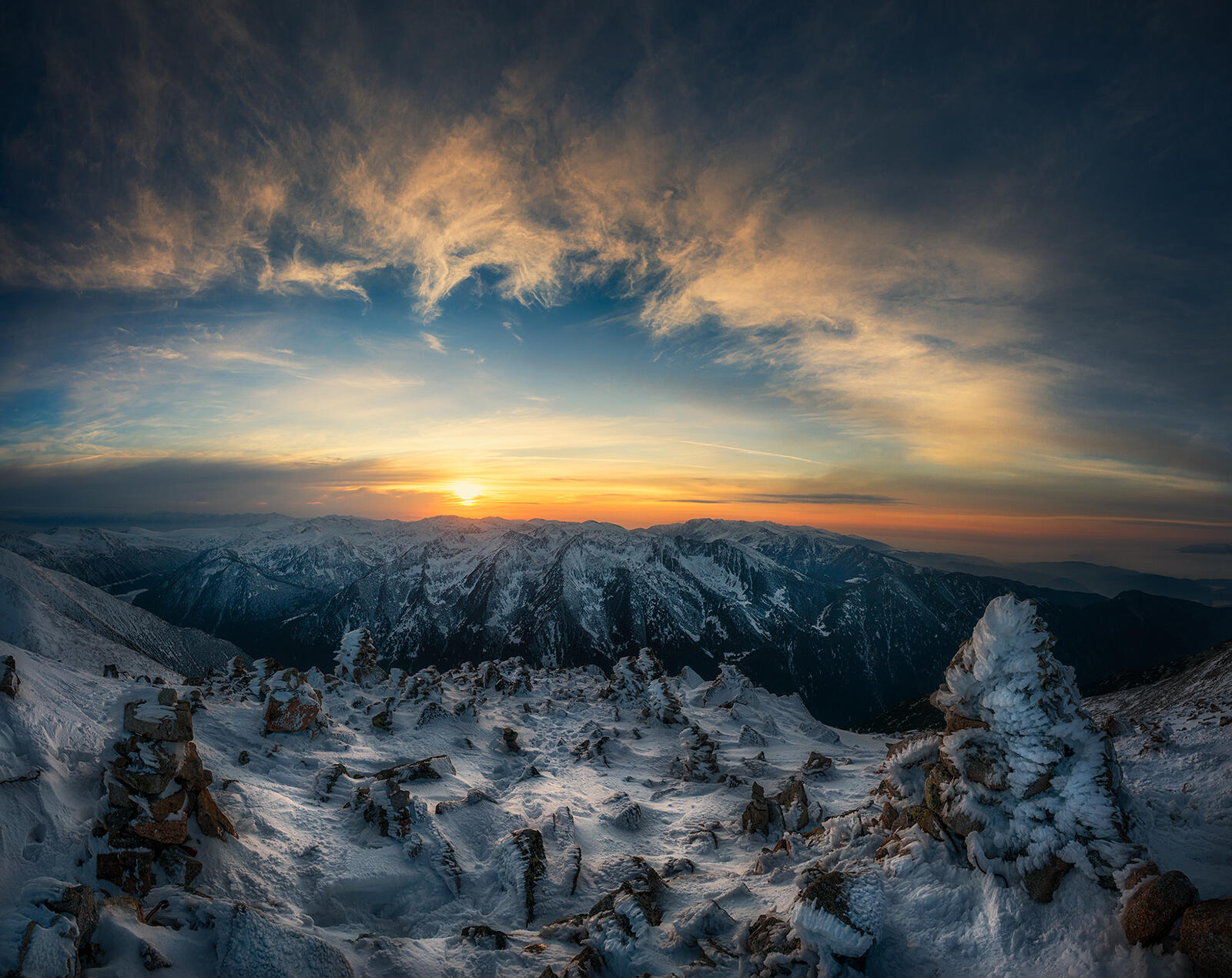Обои Bulgaria горы закат на рабочий стол