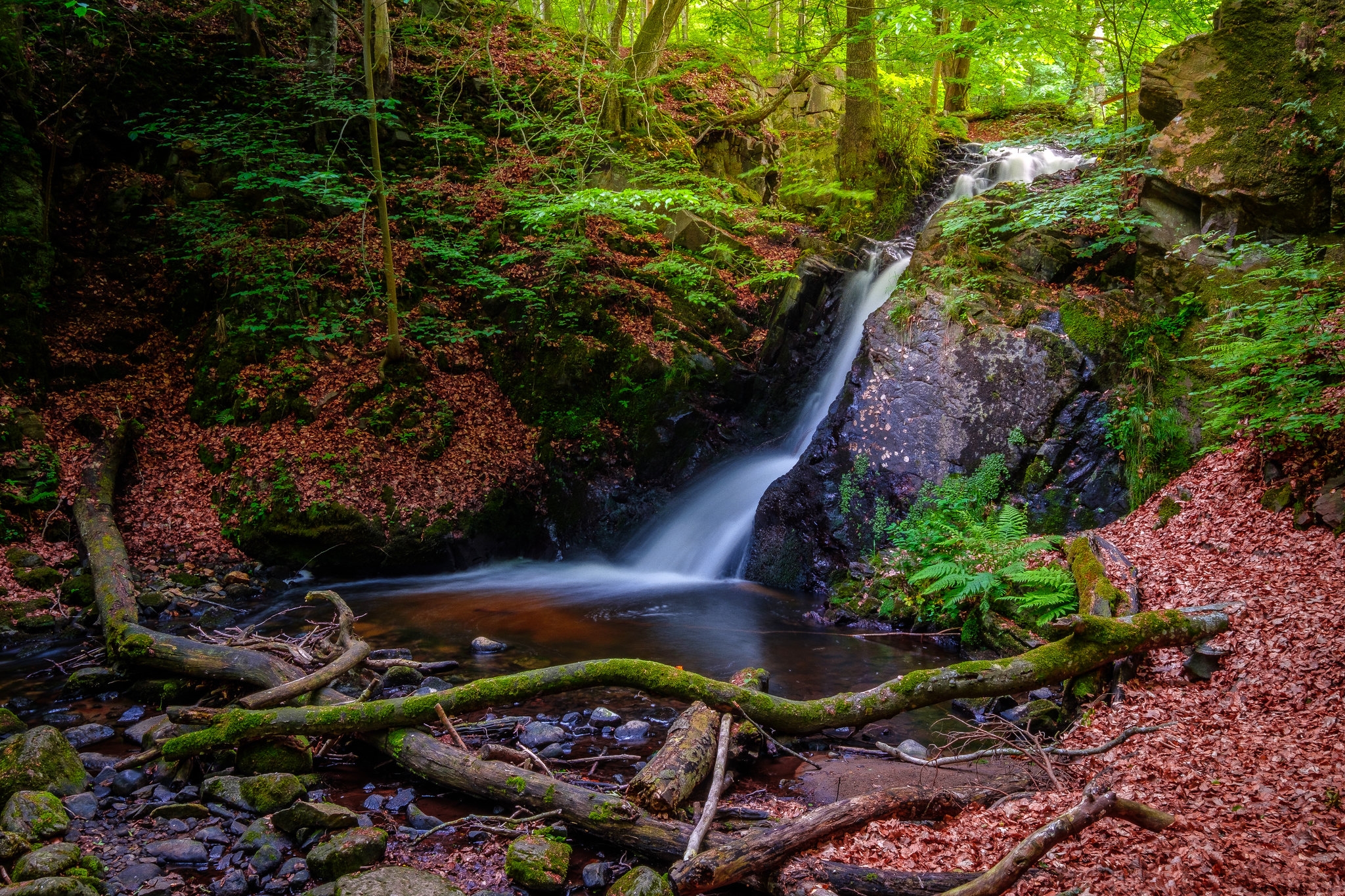 Фото бесплатно Sweden, Forsakar waterfall, водопад