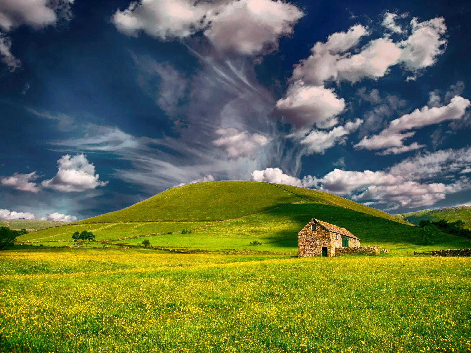 Wallpapers clouds countryside outdoor on the desktop