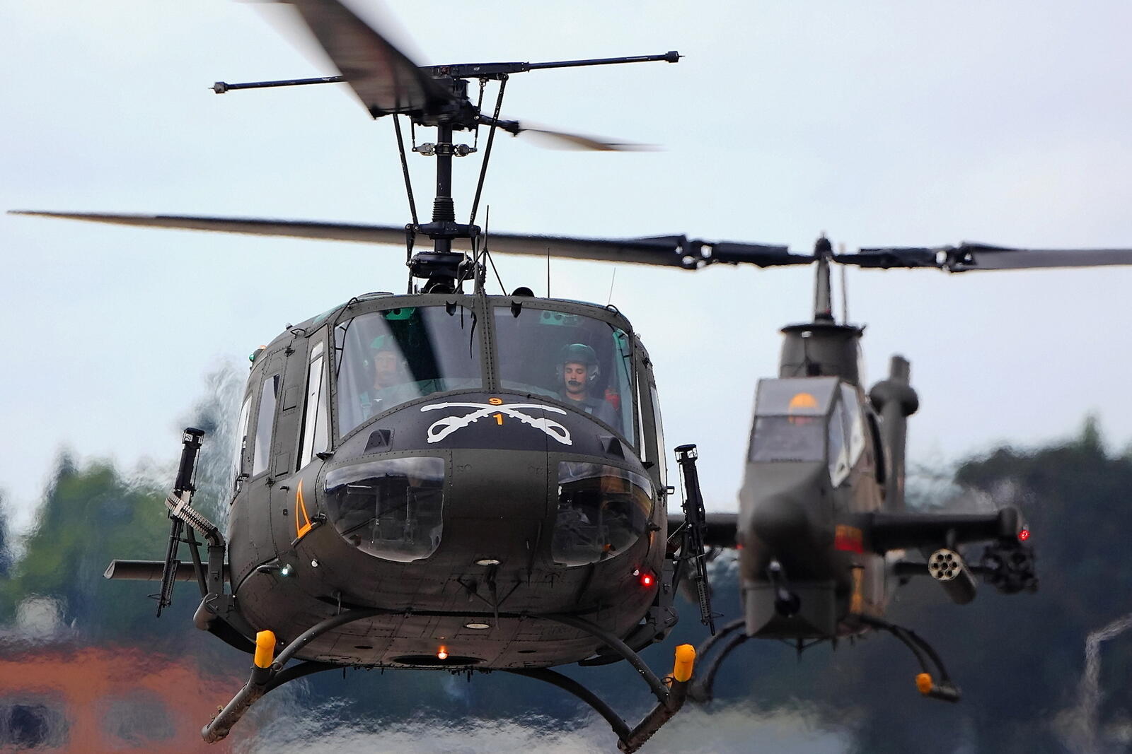 Wallpapers helicopters military people on the desktop