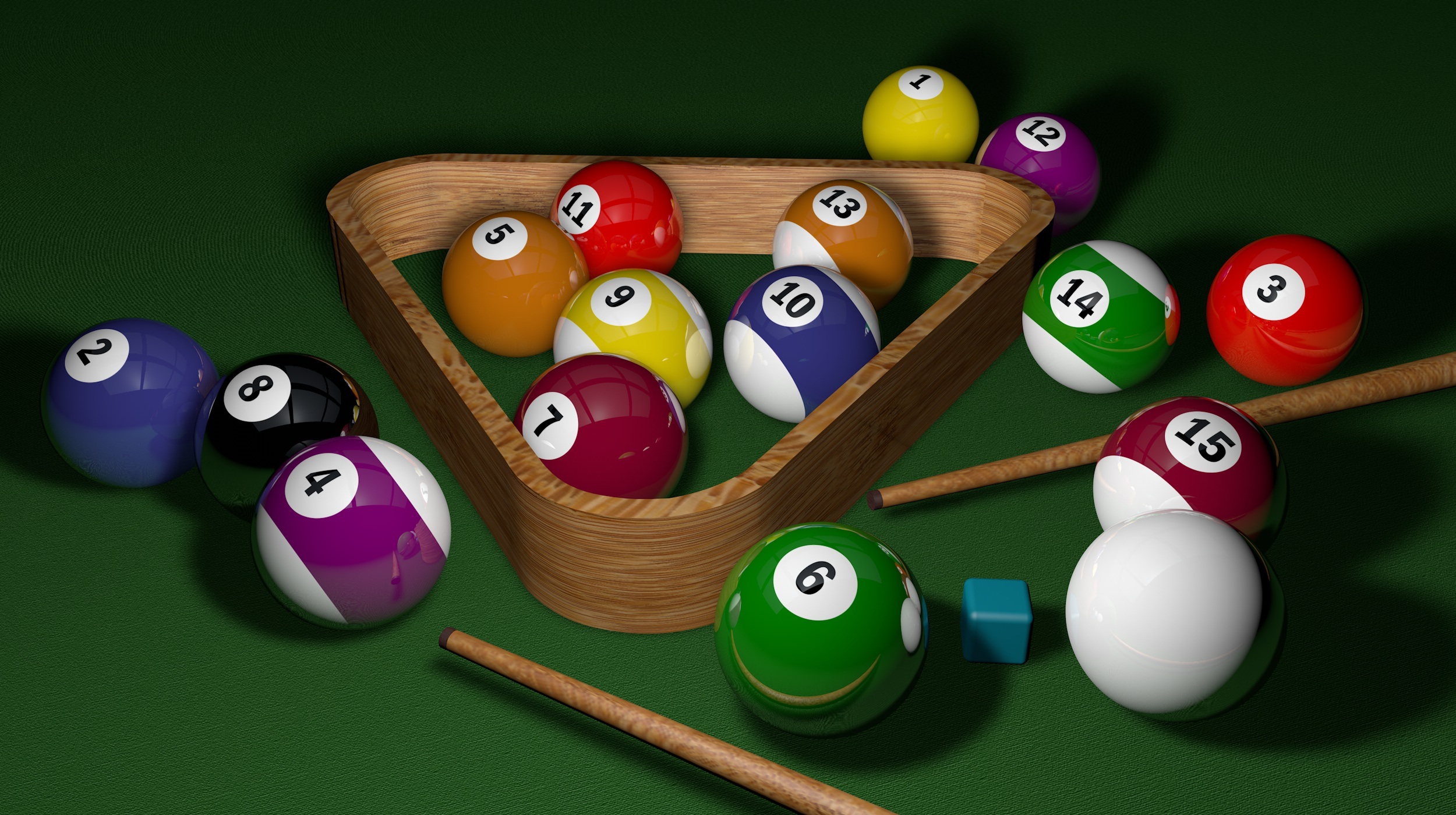 Photo free Billiards, game, 3d