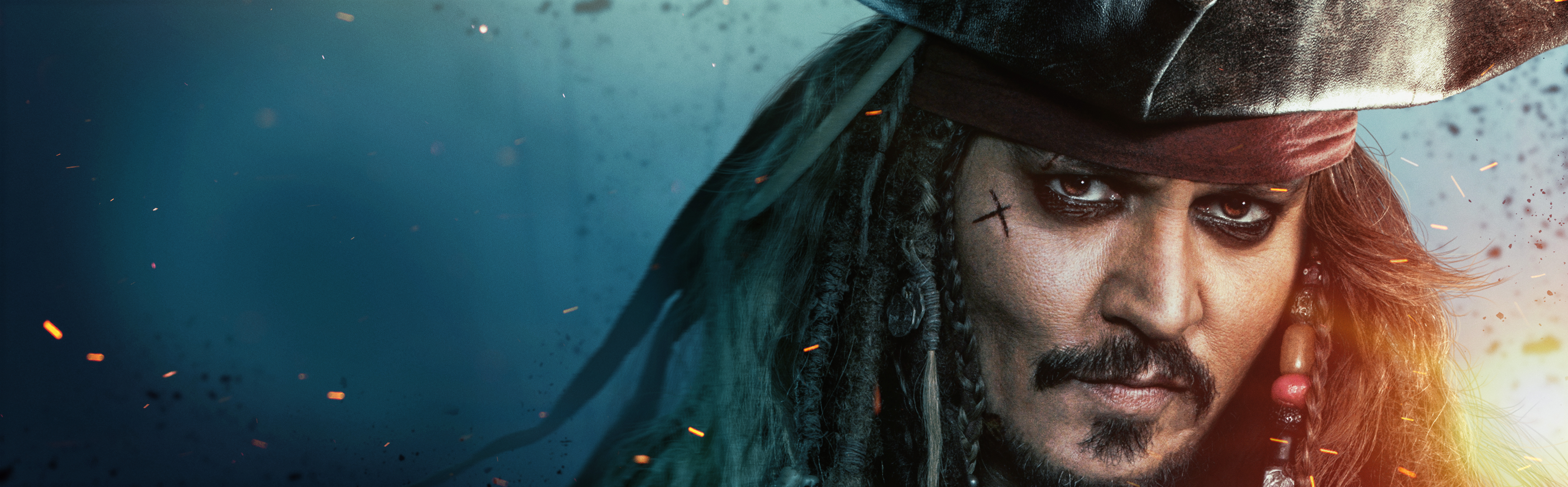 Обои фильм Приключения Pirates of the Caribbean: Dead men tell no tales на рабочий стол