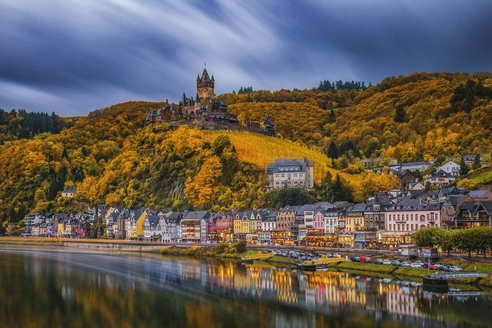 Wallpapers Cochem Germany autumn on the desktop
