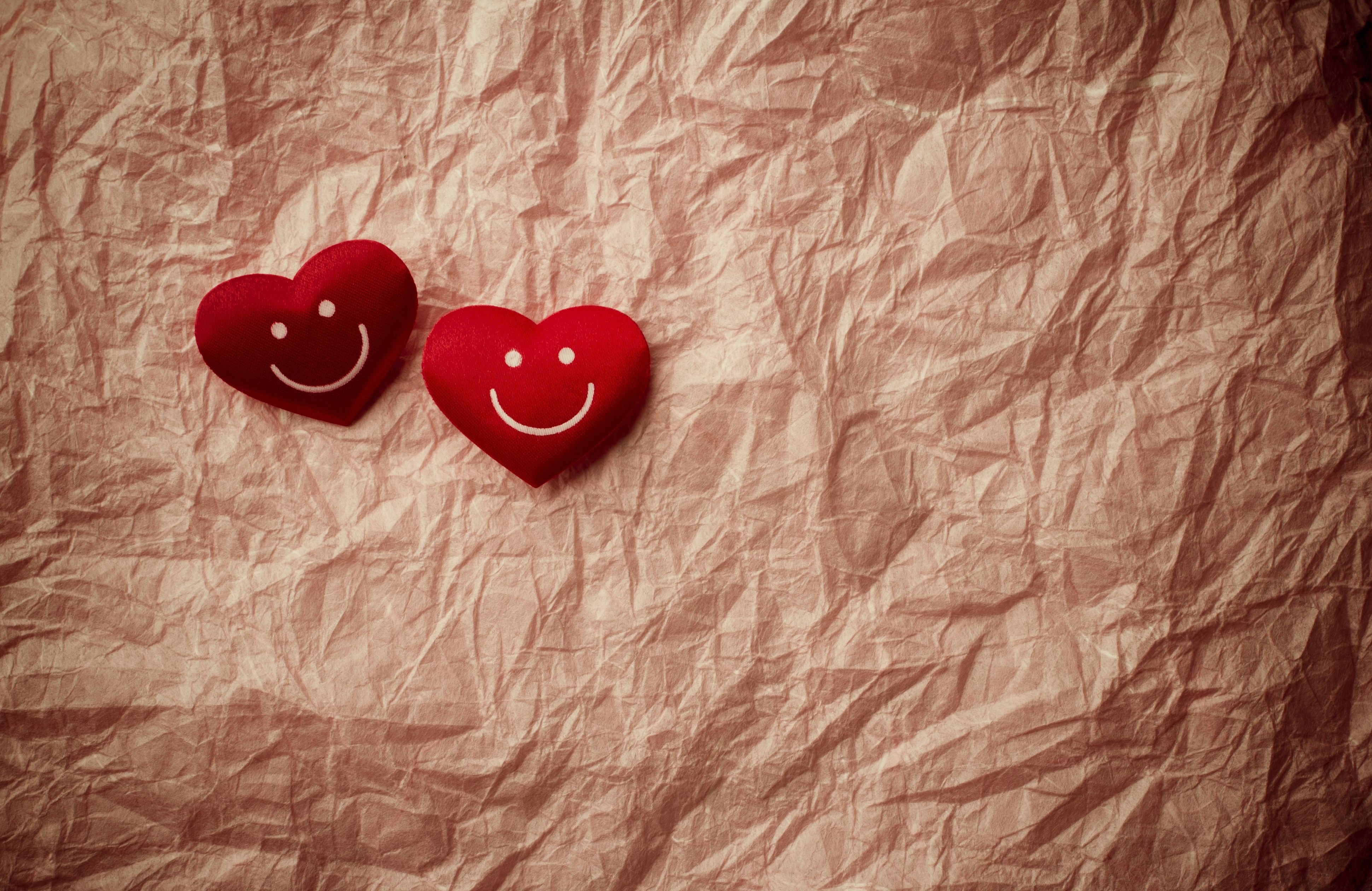 Wallpapers bokeh heart hearts on the desktop