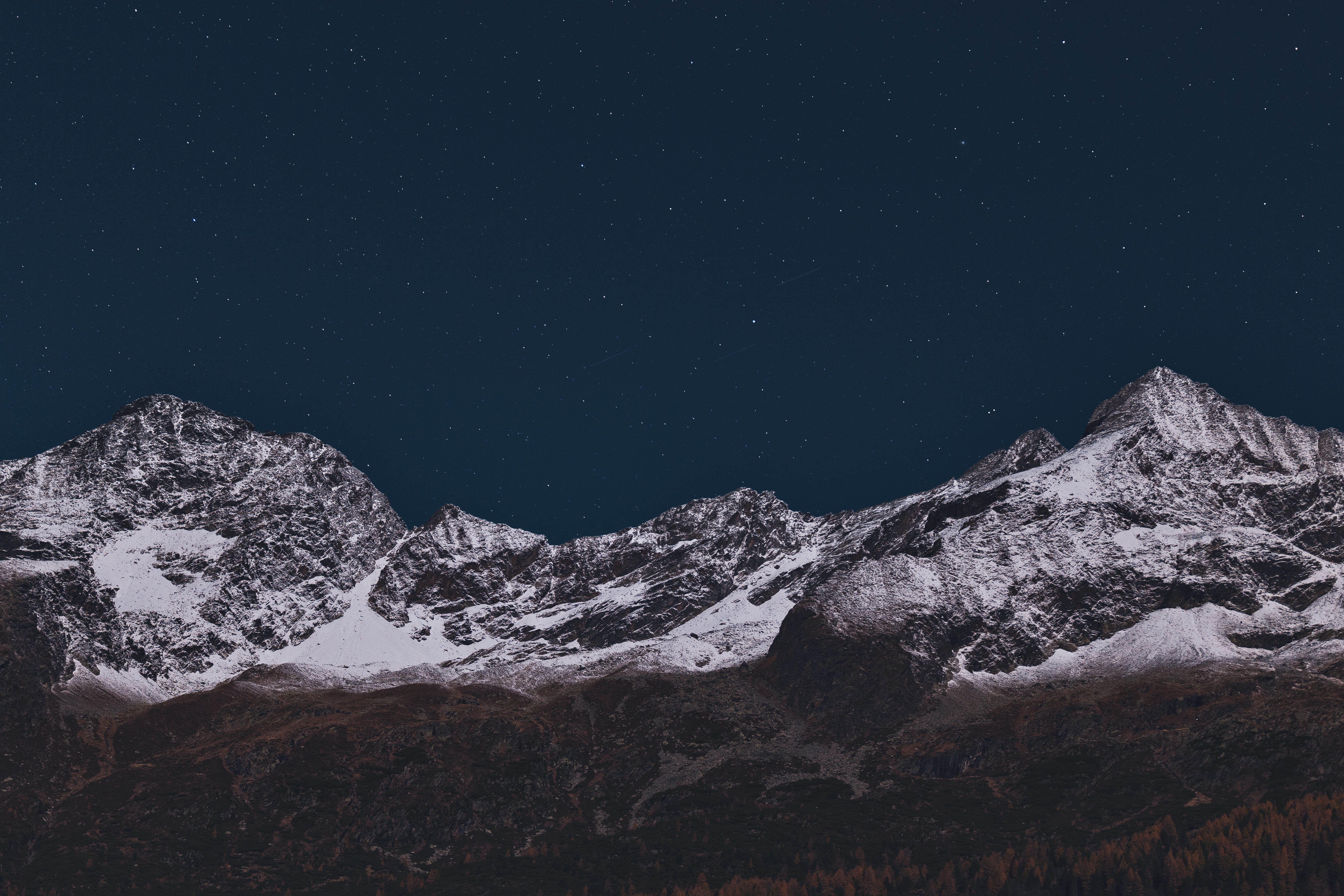 Wallpapers stars landscapes mountains on the desktop