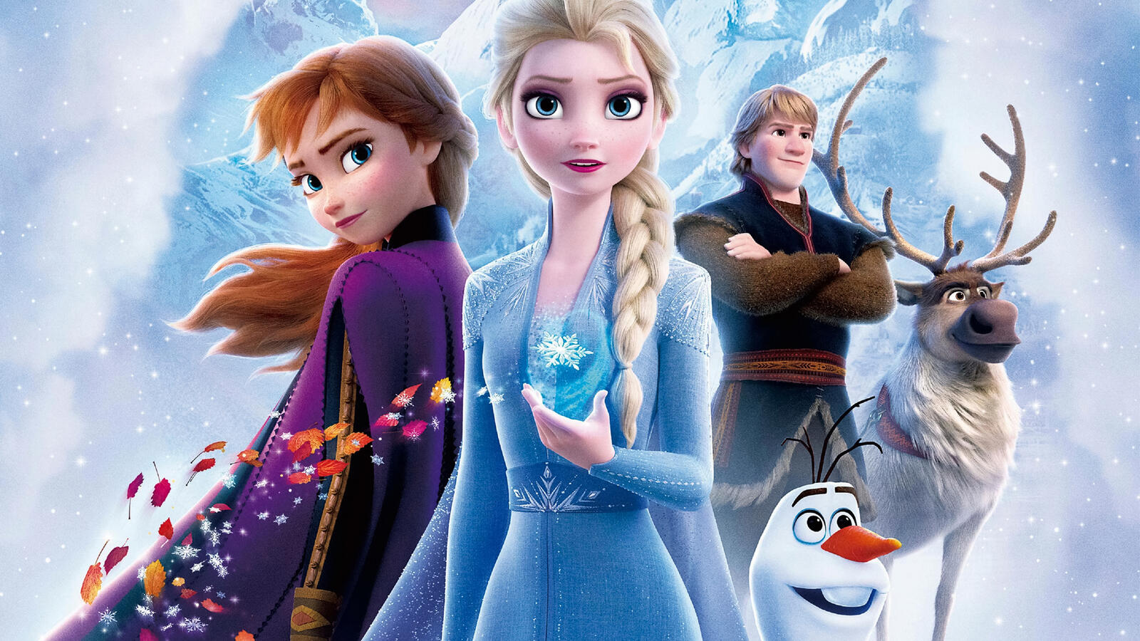 Wallpapers 2019 Movies poster Frozen 2 on the desktop