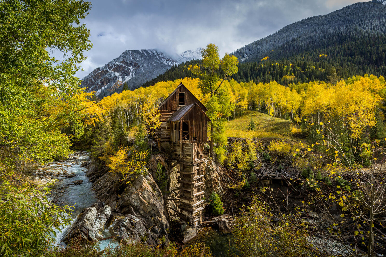 Free photo Crystal Mill in Colorado