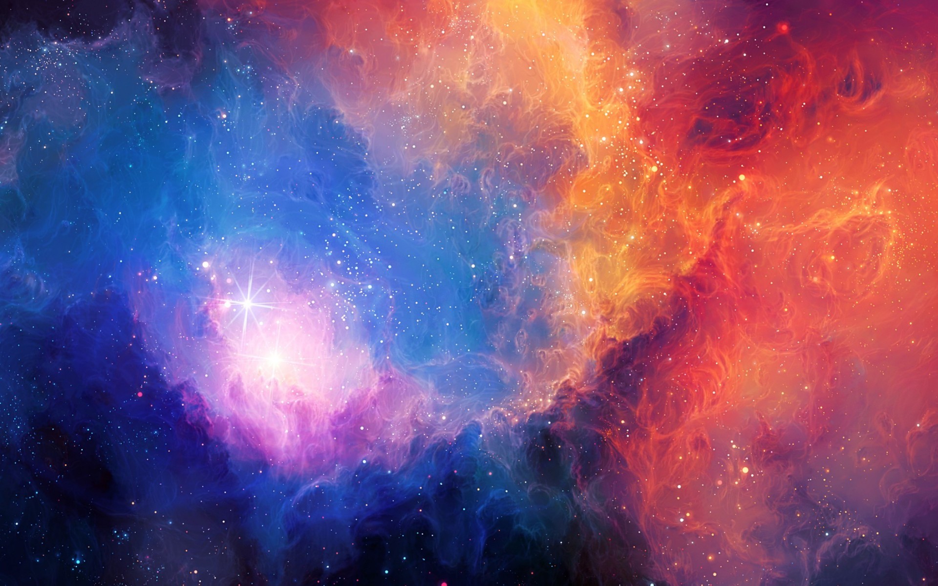 Wallpapers abstracto Item nebula on the desktop