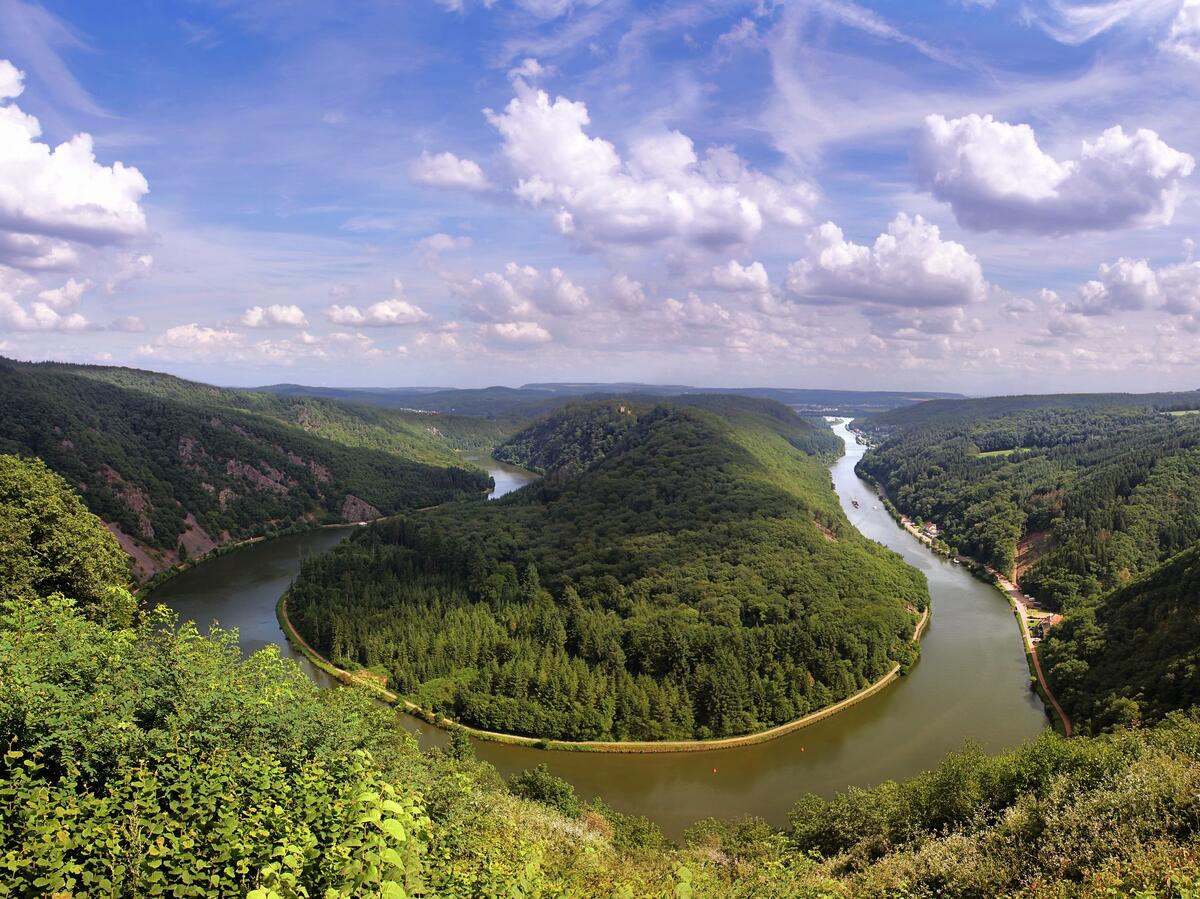 River Saar - landscape