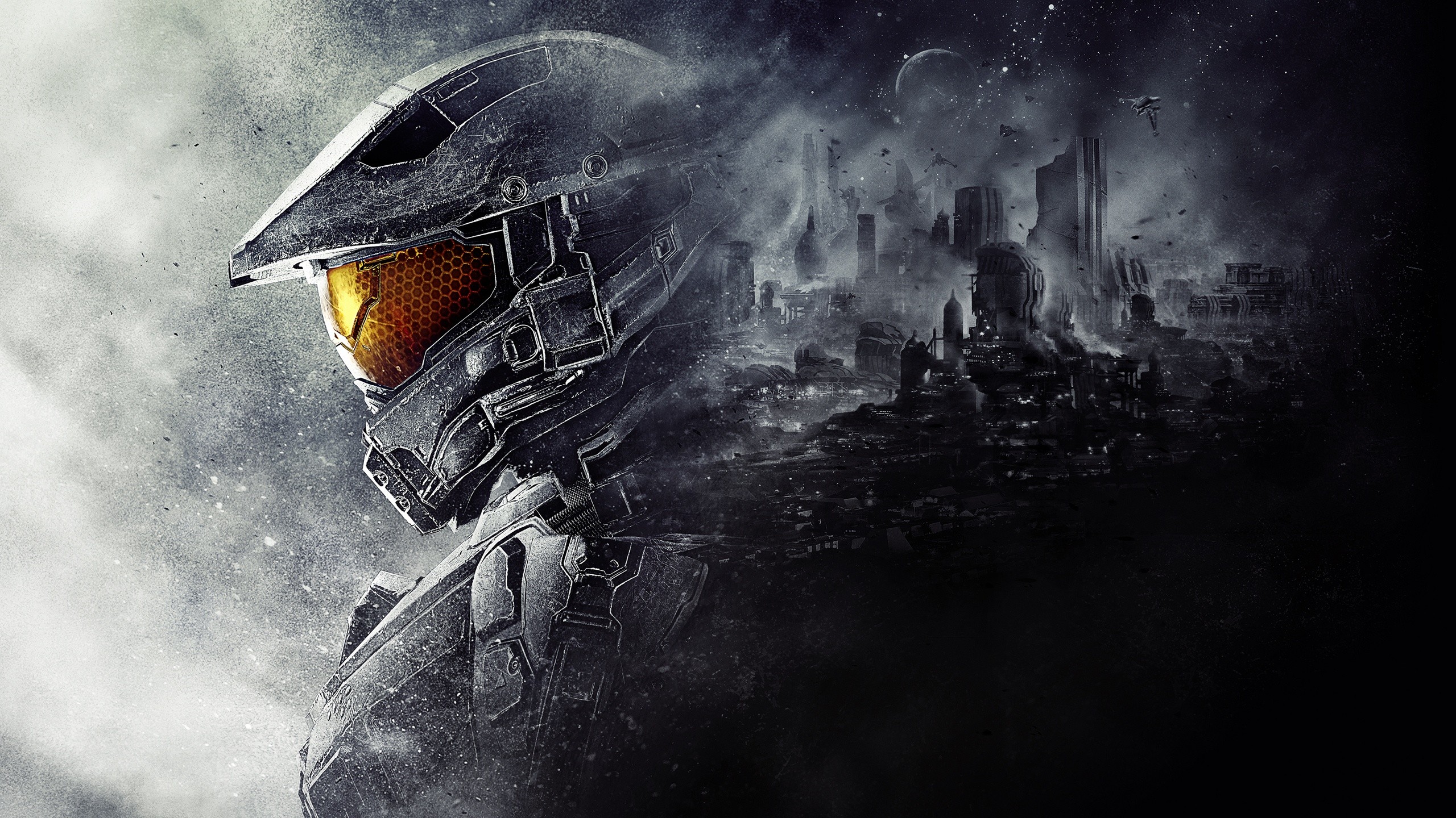 Wallpapers first person shooter chief chief halo 5 on the desktop