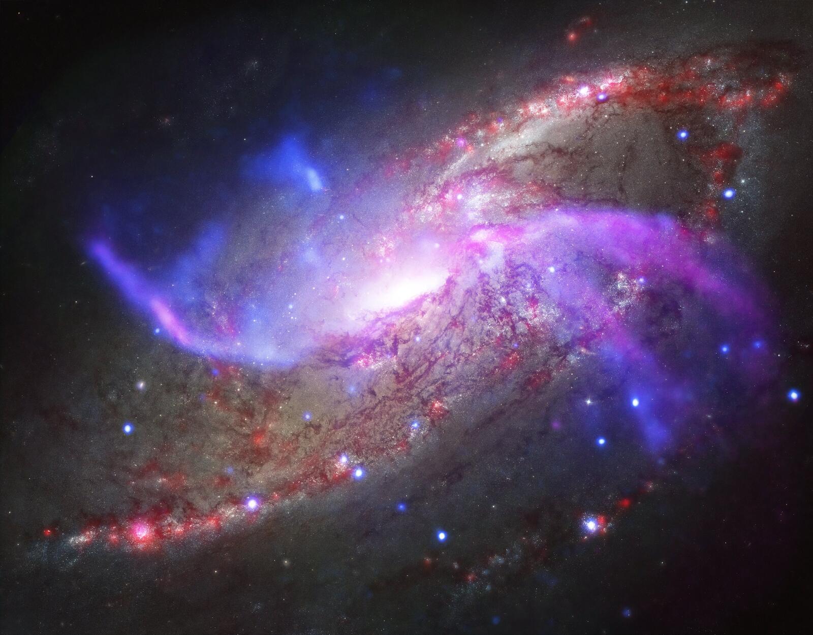 Обои галактика спираль Млечный путь на рабочий стол