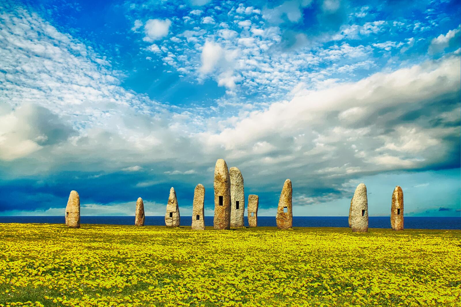 Wallpapers ancient monument standing stones historic on the desktop