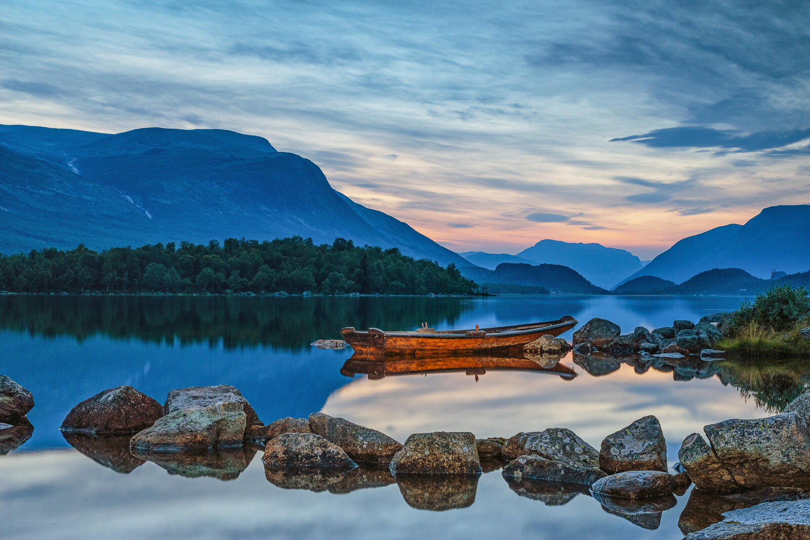 Обои Valdres Norway озеро на рабочий стол