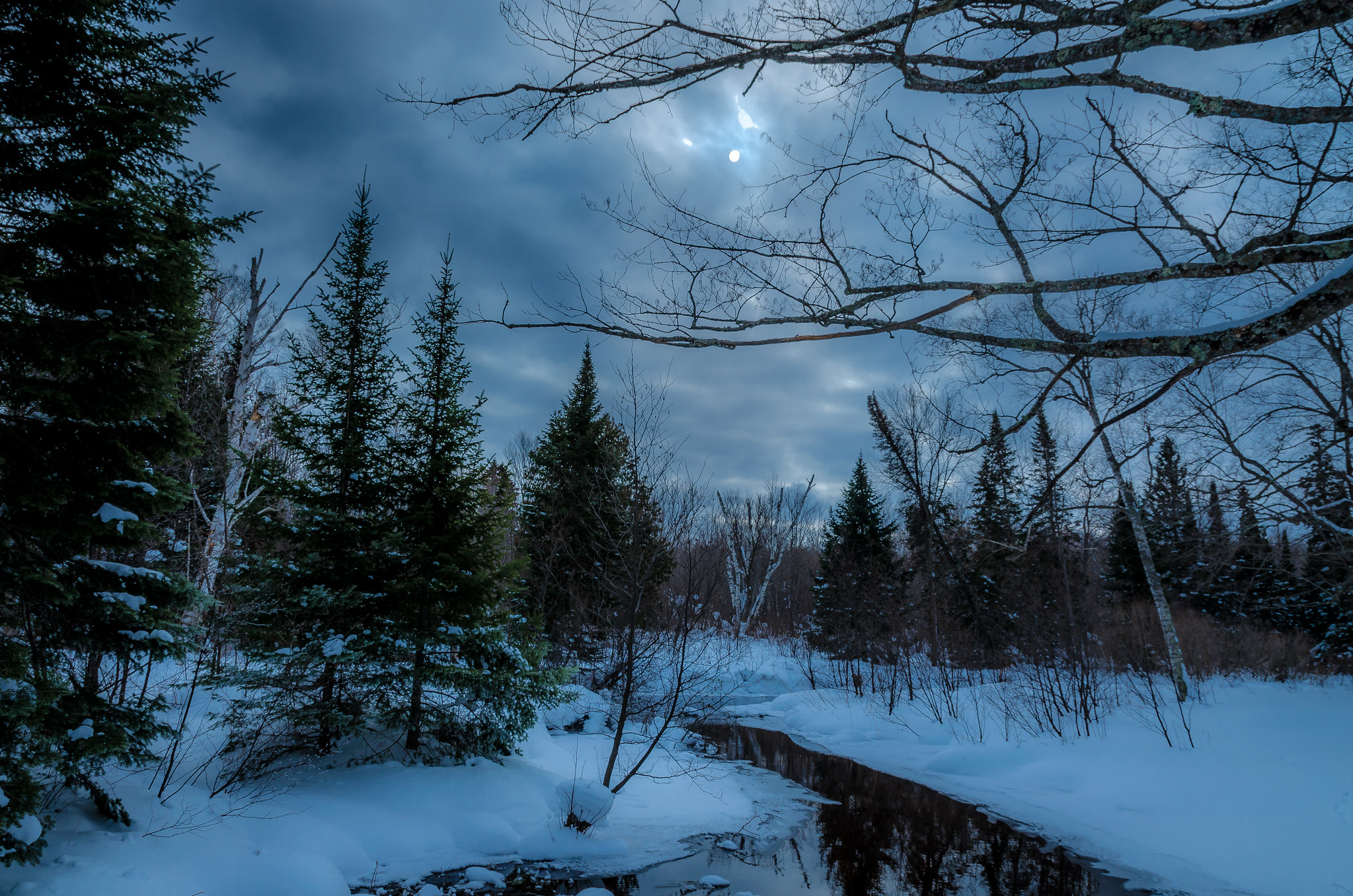 Фото бесплатно небо, снег, пейзаж