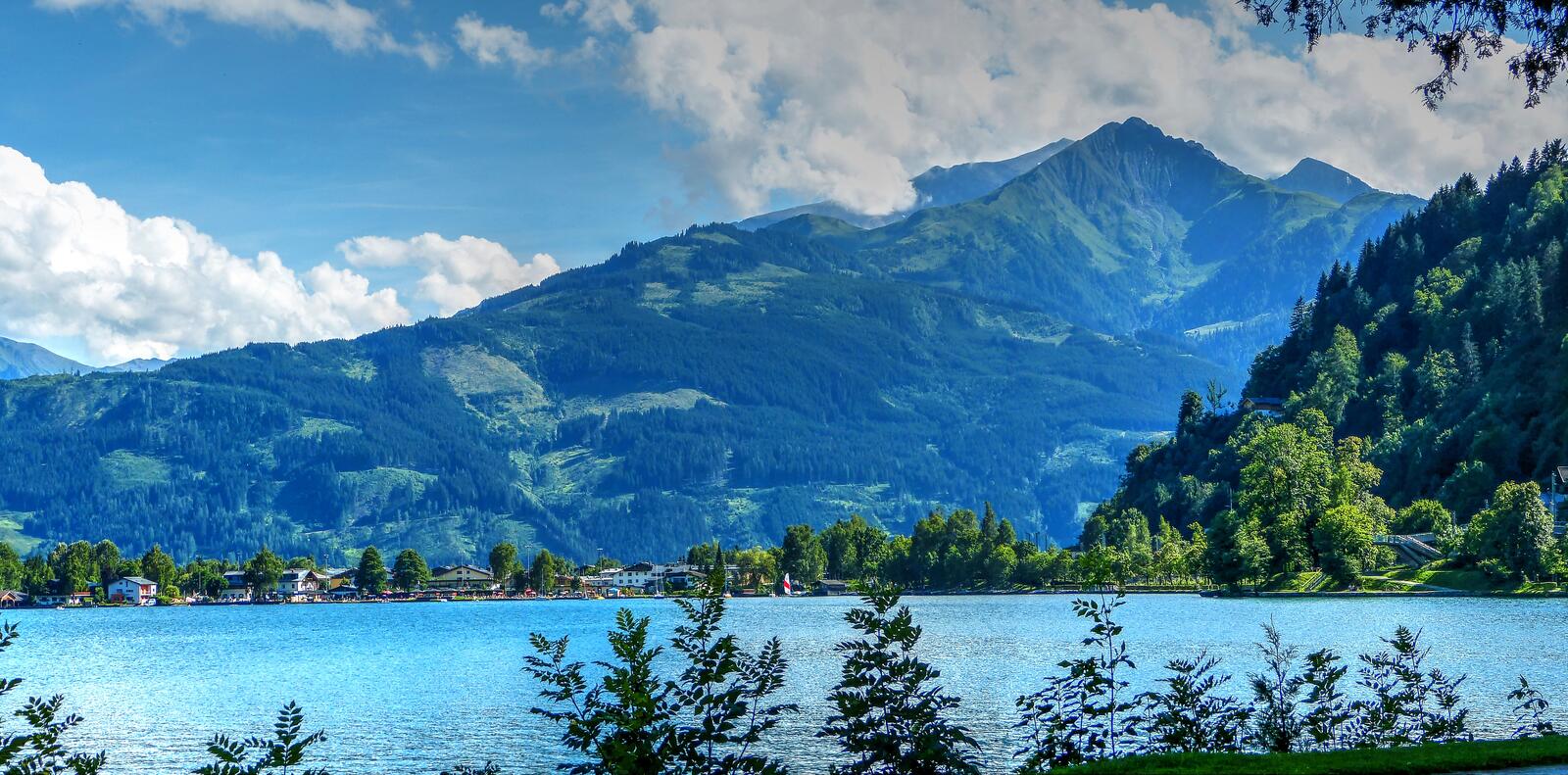 Wallpapers Lake Zell Zell am see Austria on the desktop