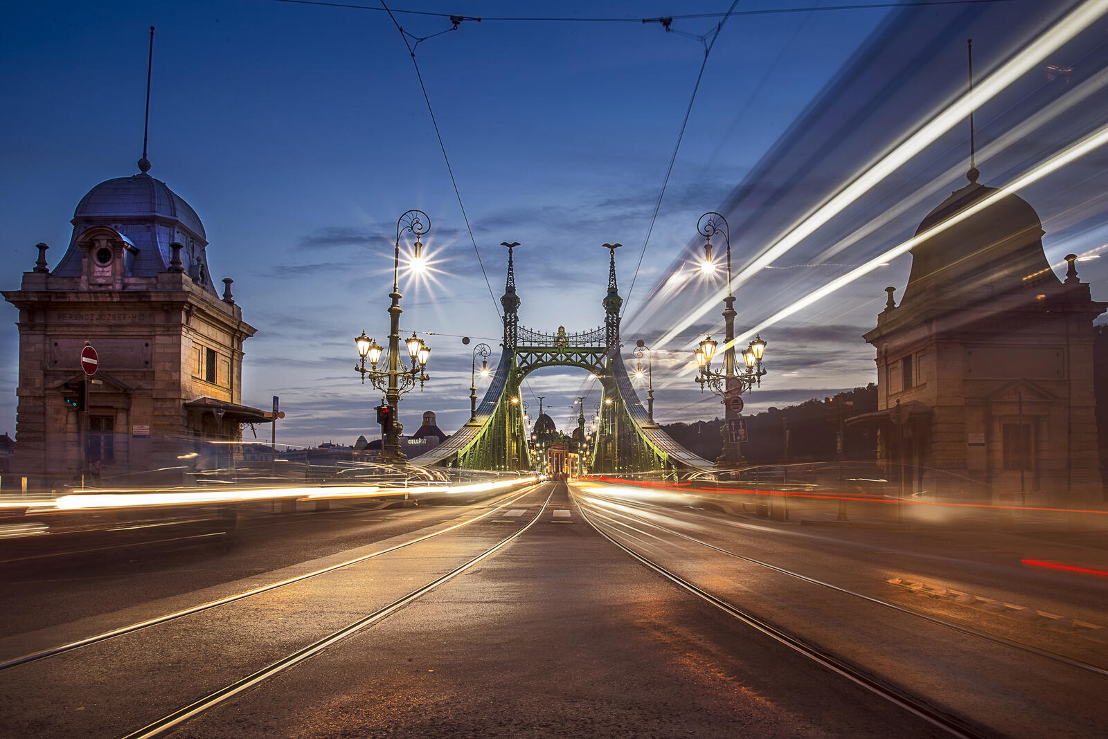 Обои Будапешт ночь мост на рабочий стол