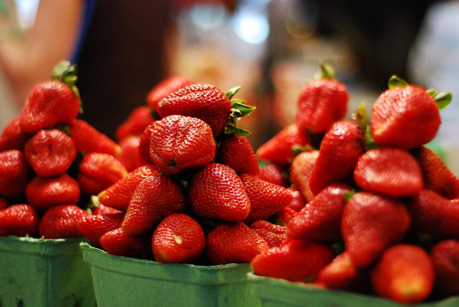 Wallpapers strawberry fruit food on the desktop