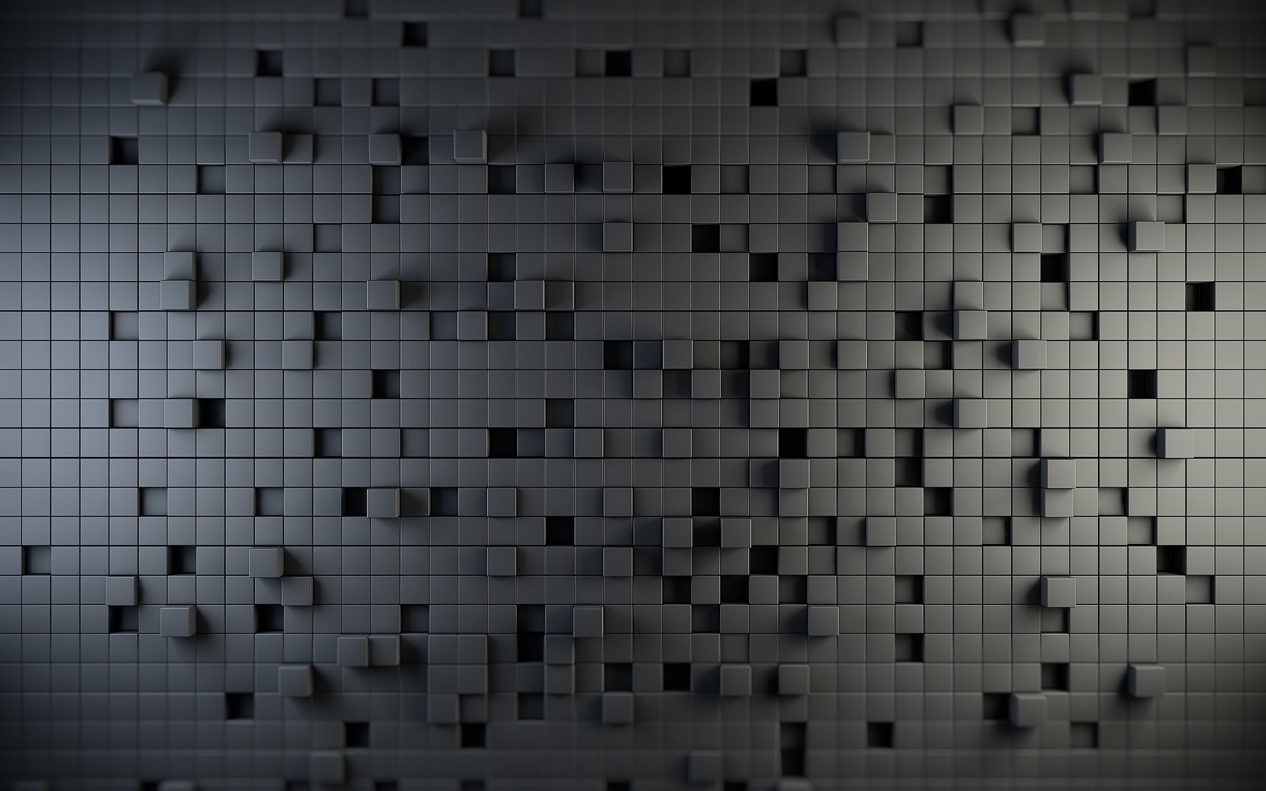 Фото бесплатно стены, кубики, 3d графика