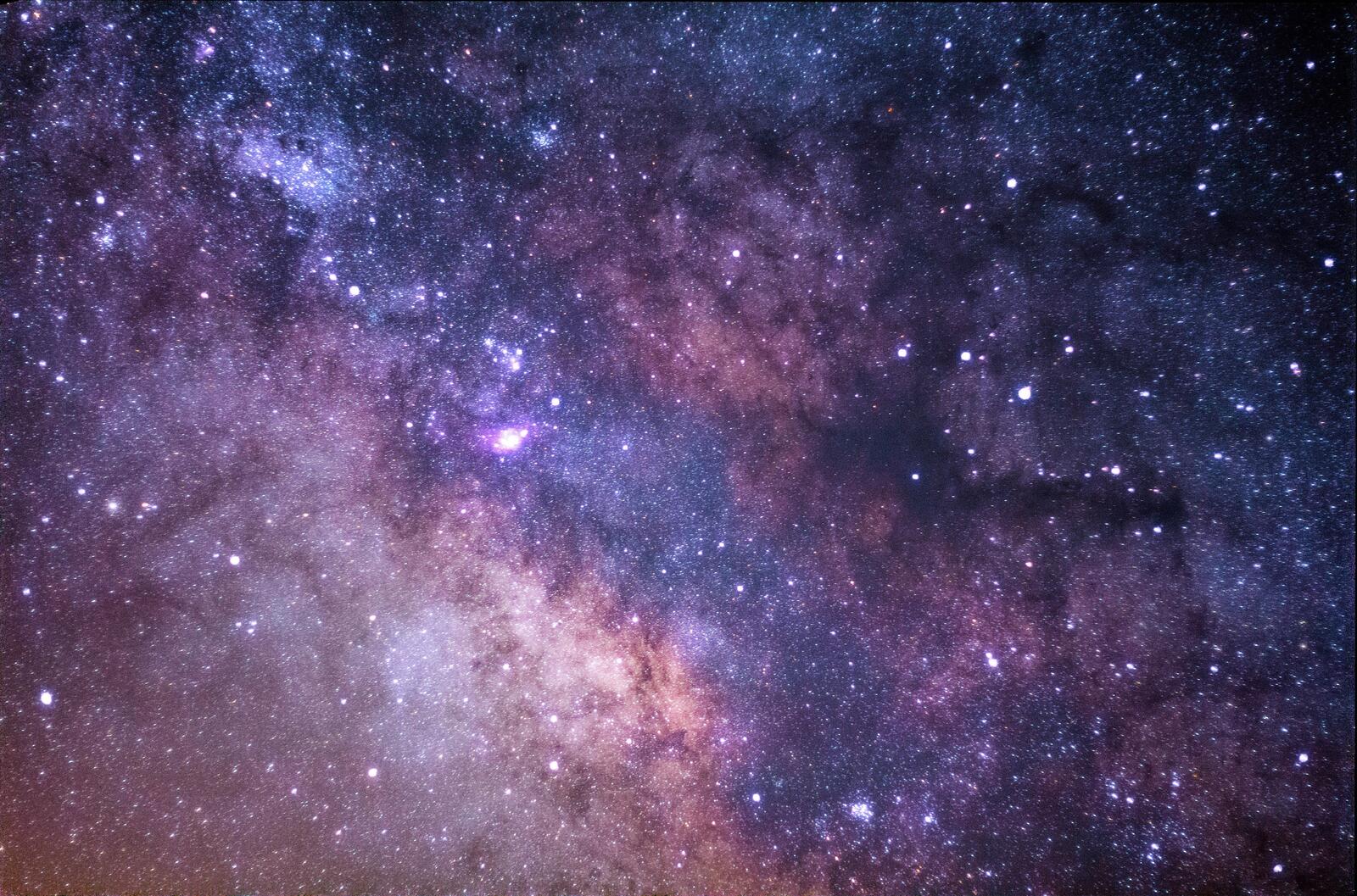 Wallpapers galaxy nebula milky way on the desktop