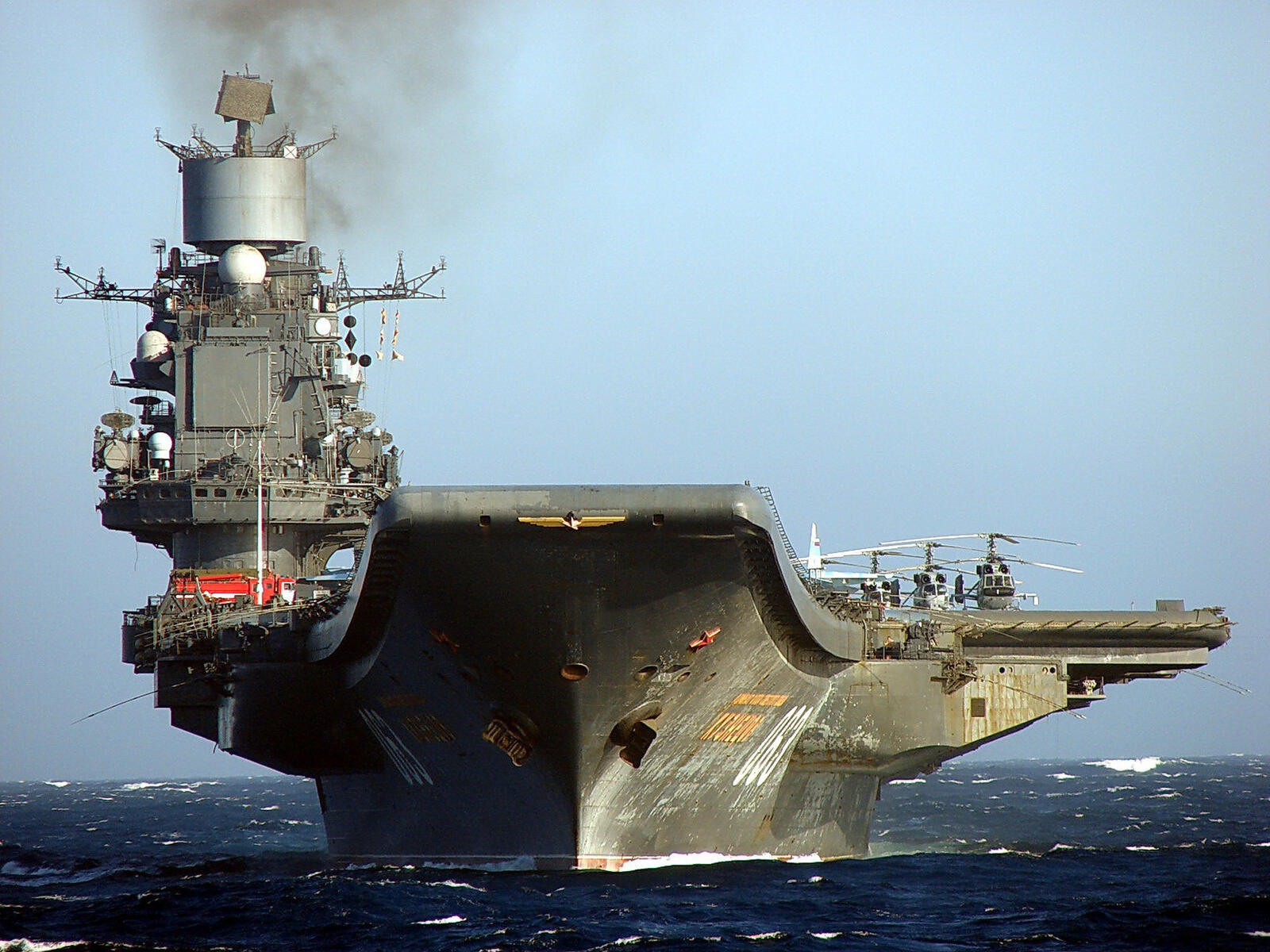 Wallpapers the aircraft carrier Admiral Kuznetsov carrier carriers on the desktop