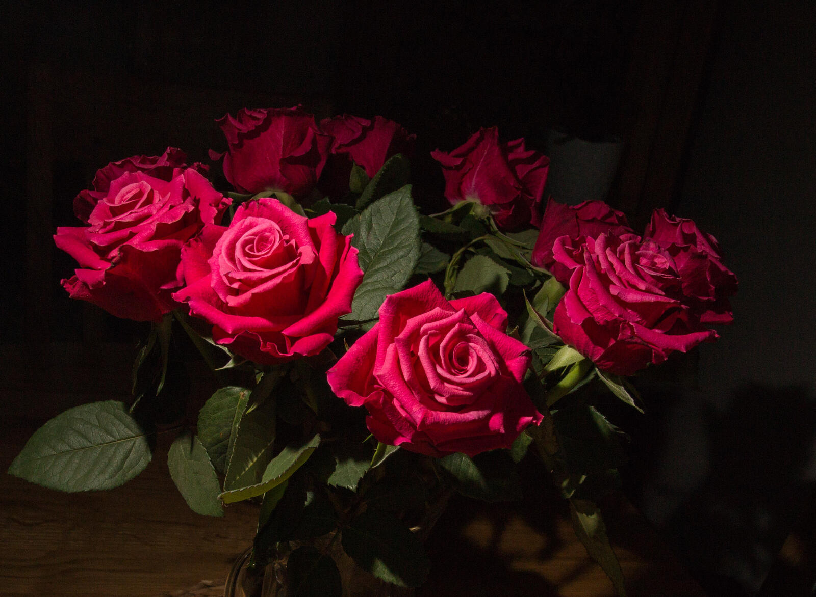 Free photo Bouquet of roses photo real