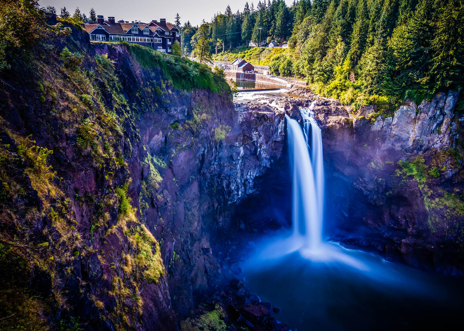 Wallpapers United States landscape Snoqualmie falls on the desktop