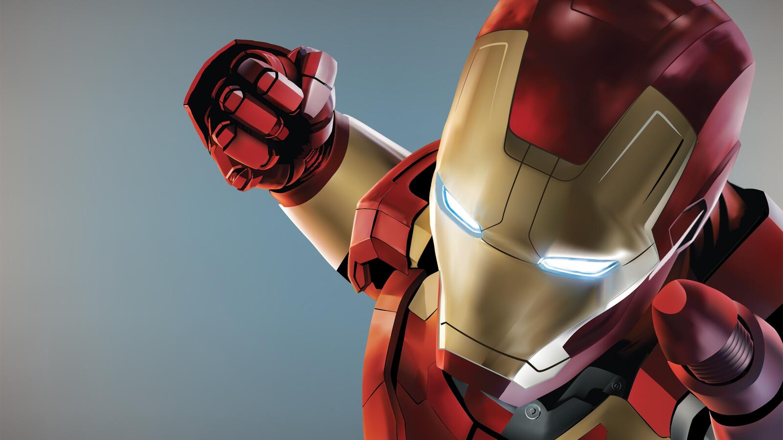 Wallpapers Iron Man fist nano suit on the desktop
