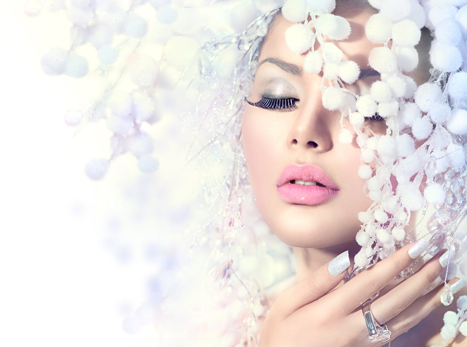 Wallpapers fashion make-up style on the desktop