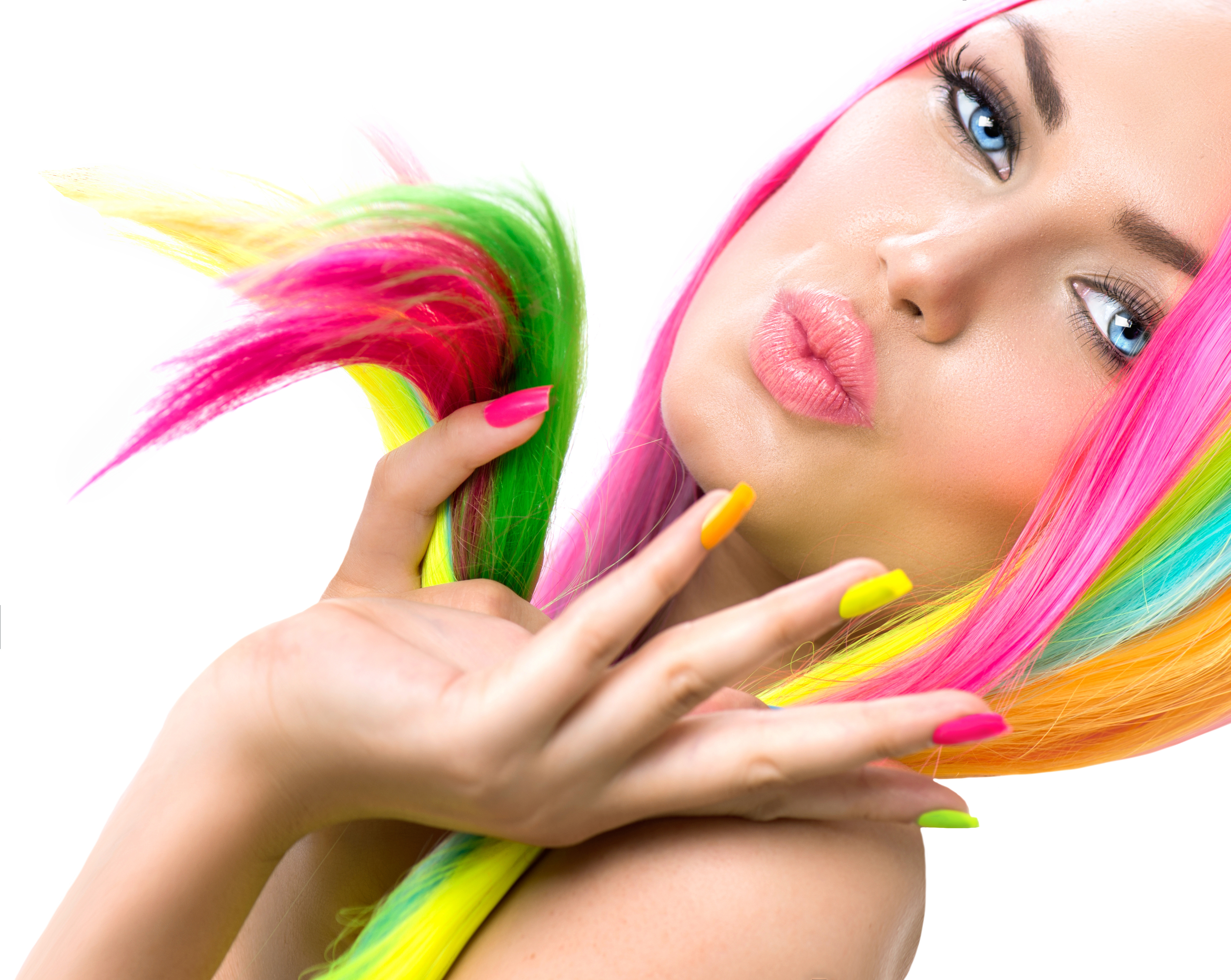 Wallpapers hairstyle style make-up on the desktop
