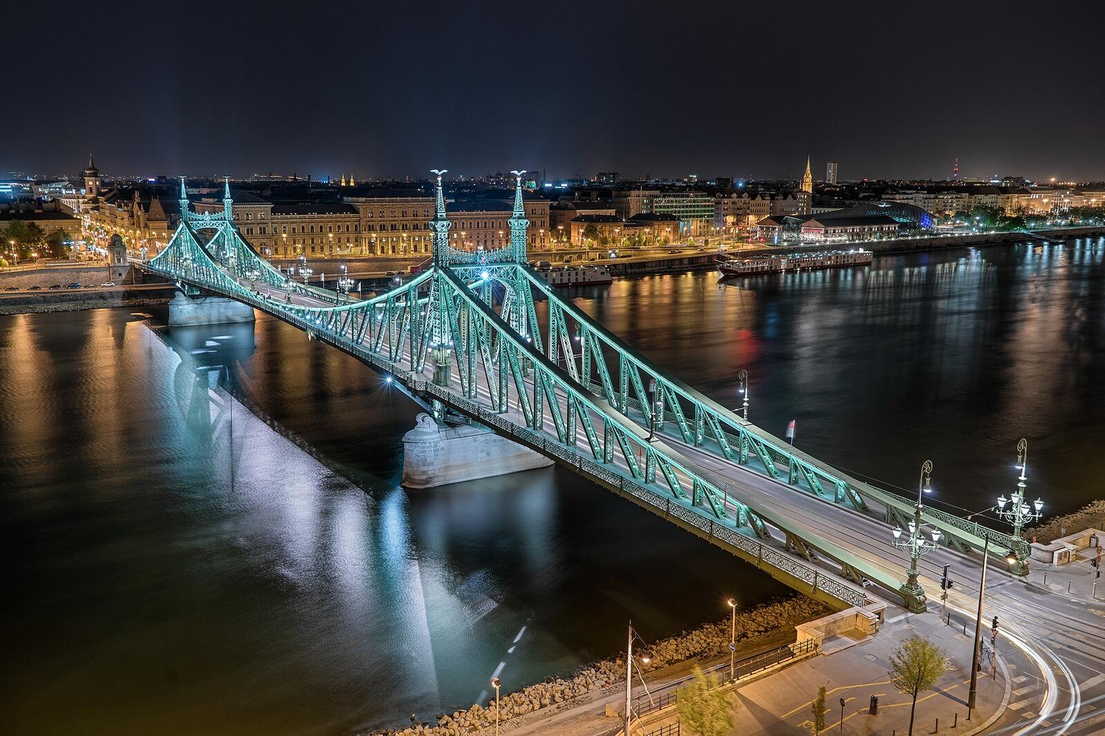 Обои Мост Свободы Будапешт Венгрия на рабочий стол