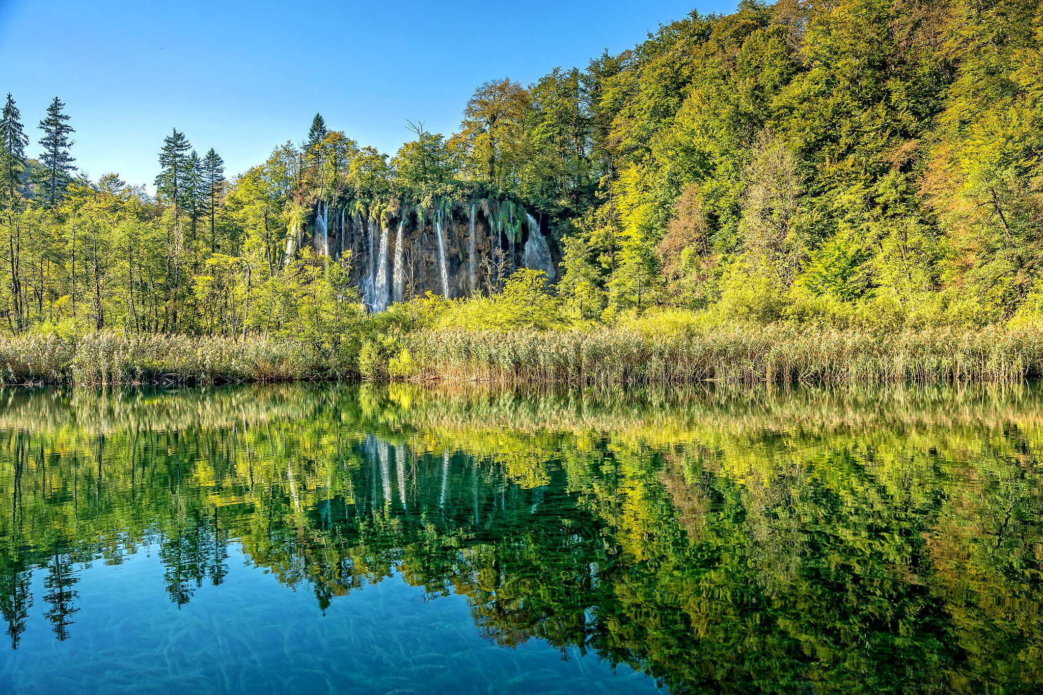 Обои Хорватия природа водопад на рабочий стол
