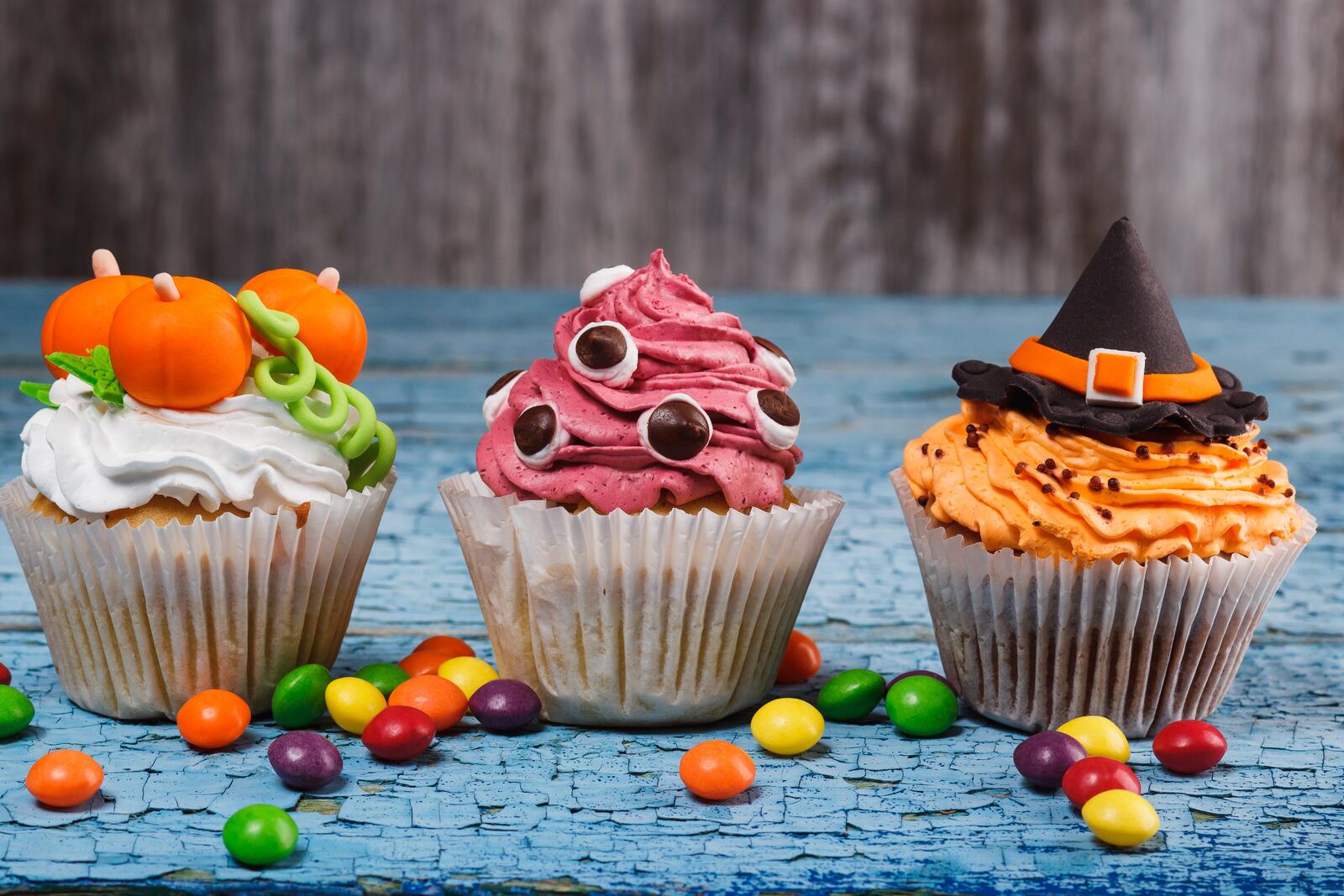 Free photo Cupcakes from the cook-witch