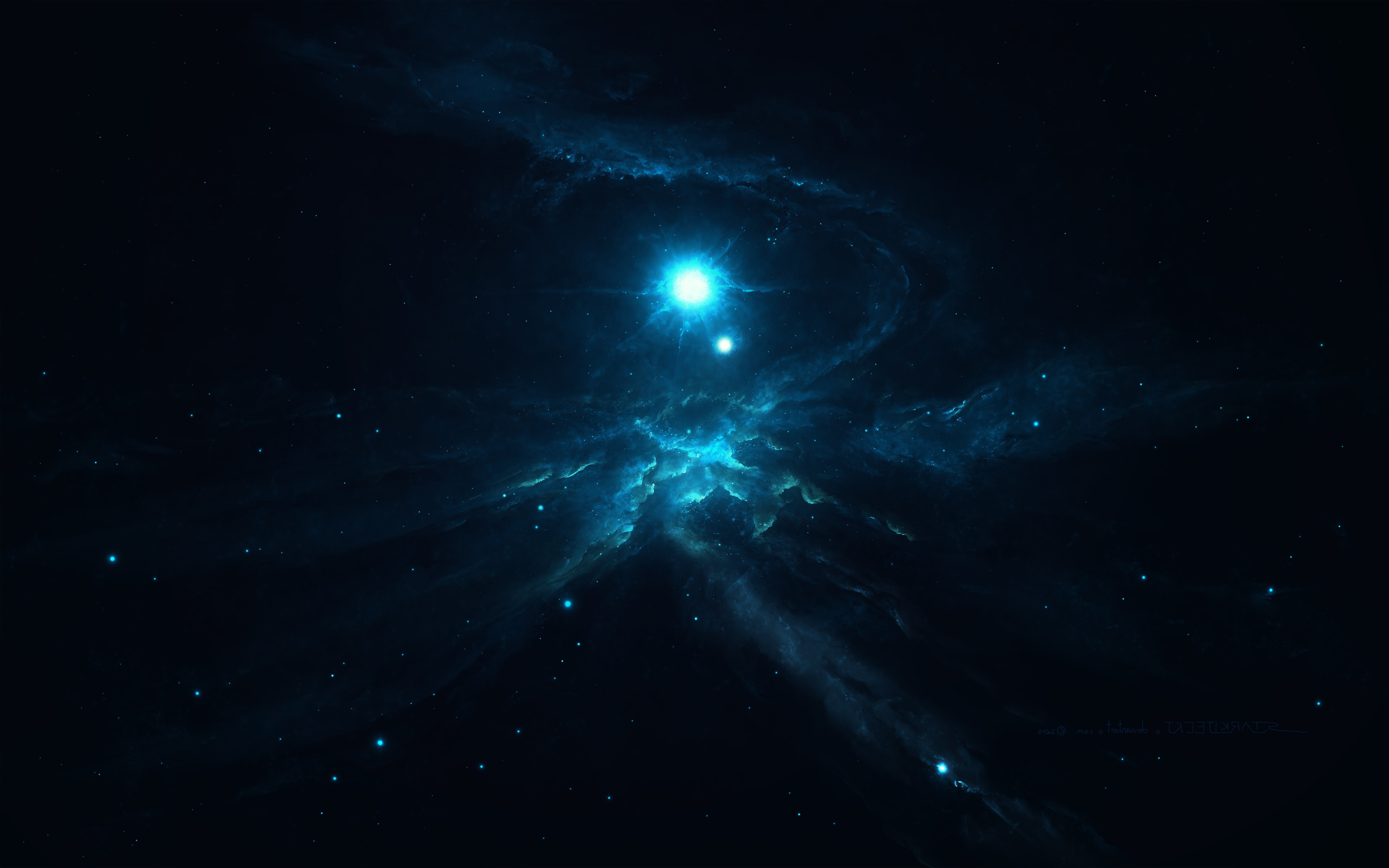 Фото бесплатно фантастика, галактика, туманность