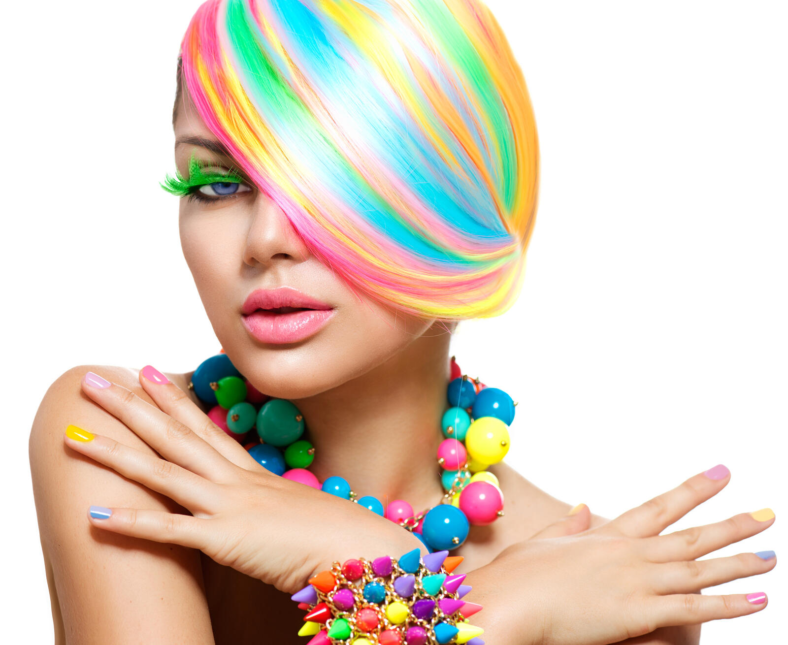 Wallpapers short hair beads style on the desktop