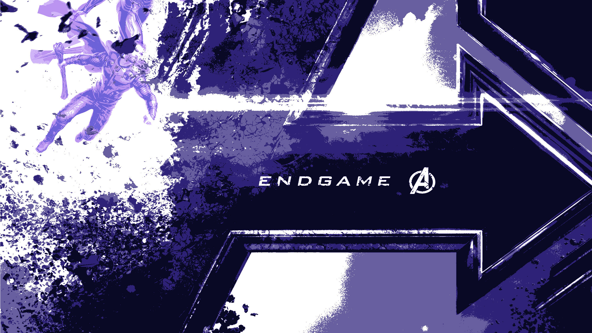 Wallpapers Avengers End Game Logo Movies on the desktop