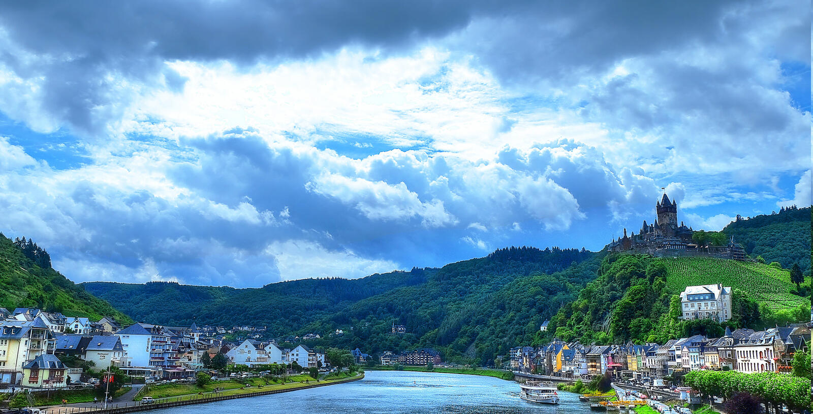 Wallpapers Cochem Mosel Valley Germany on the desktop