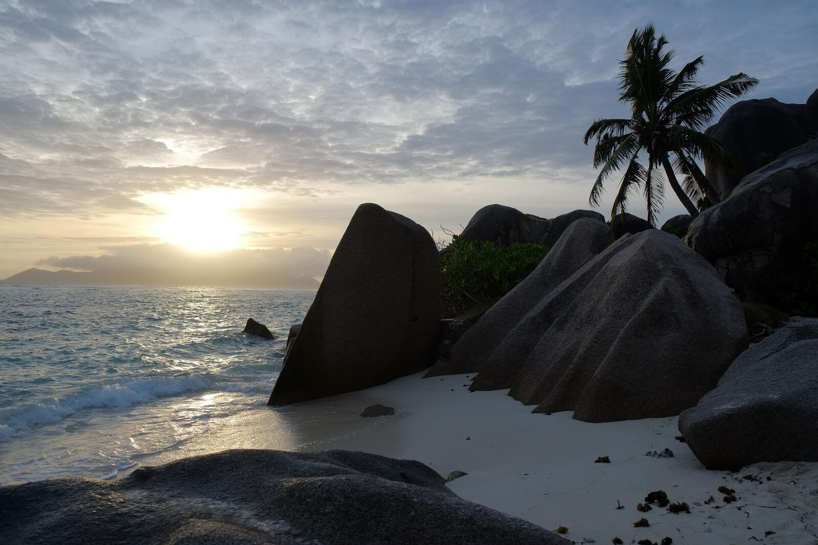 Wallpapers nature Seychelles sunset landscape on the desktop