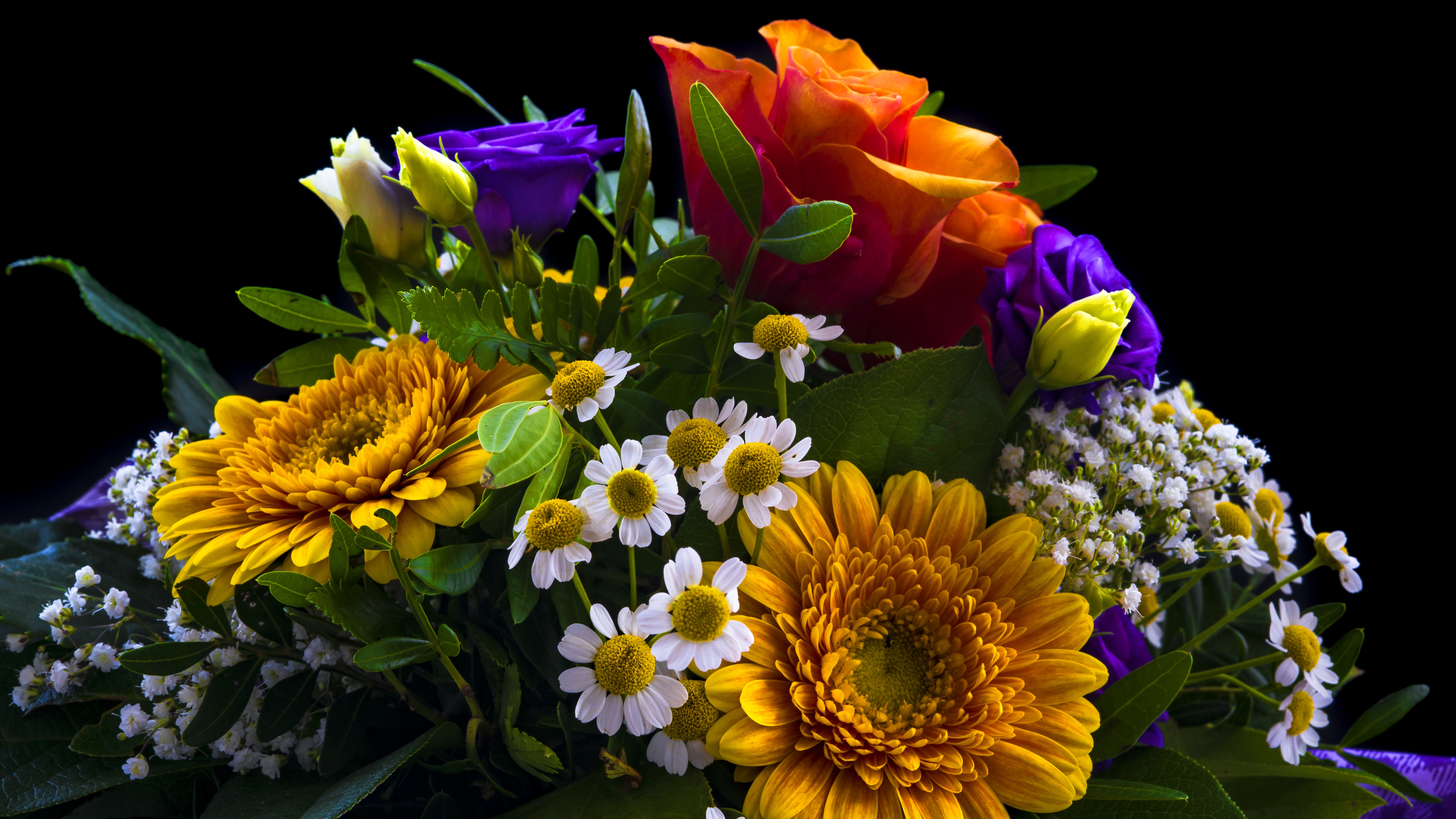Wallpapers festive bouquet floral colorful on the desktop