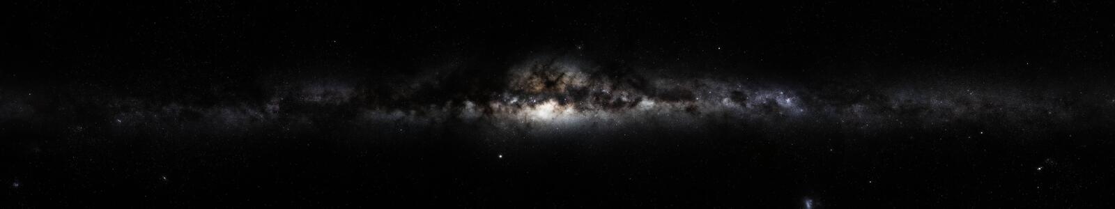 Wallpapers milky way space galaxy on the desktop