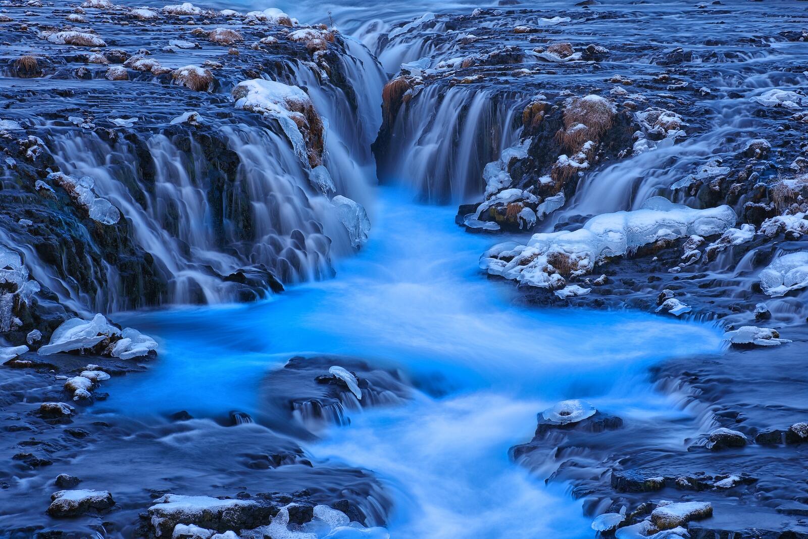 Бесплатное фото Водопад Бруарфосс