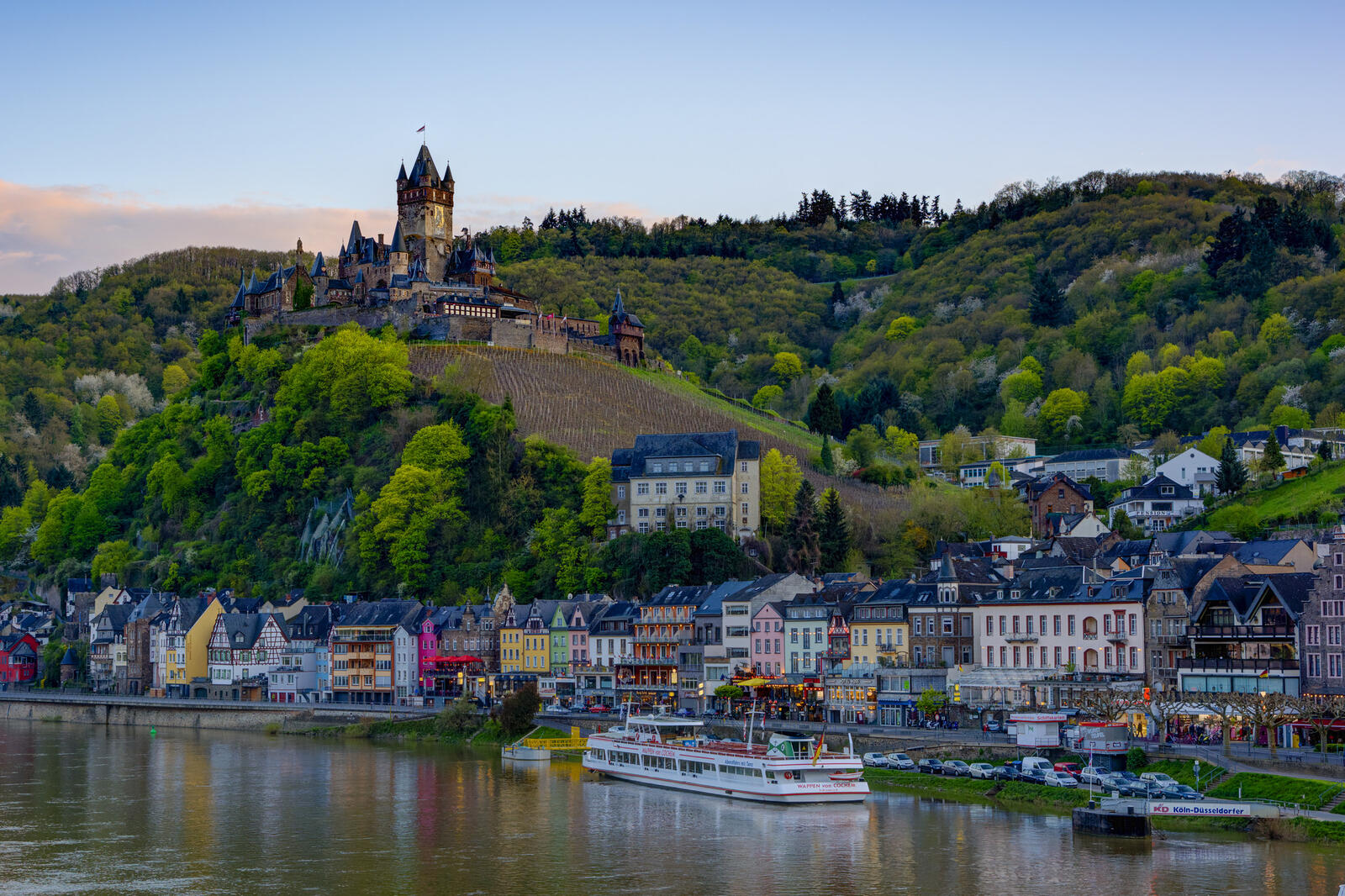 Wallpapers Germany Moselle Cochem Castle Reichsburg on the desktop