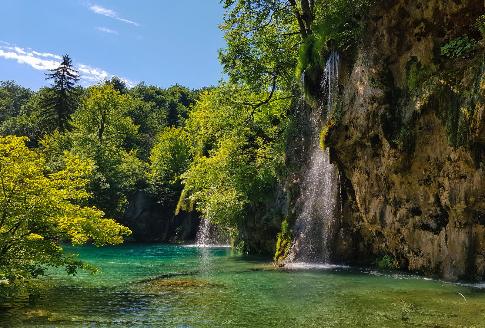 Wallpapers landscape Croatia national Park Plitvice lakes on the desktop