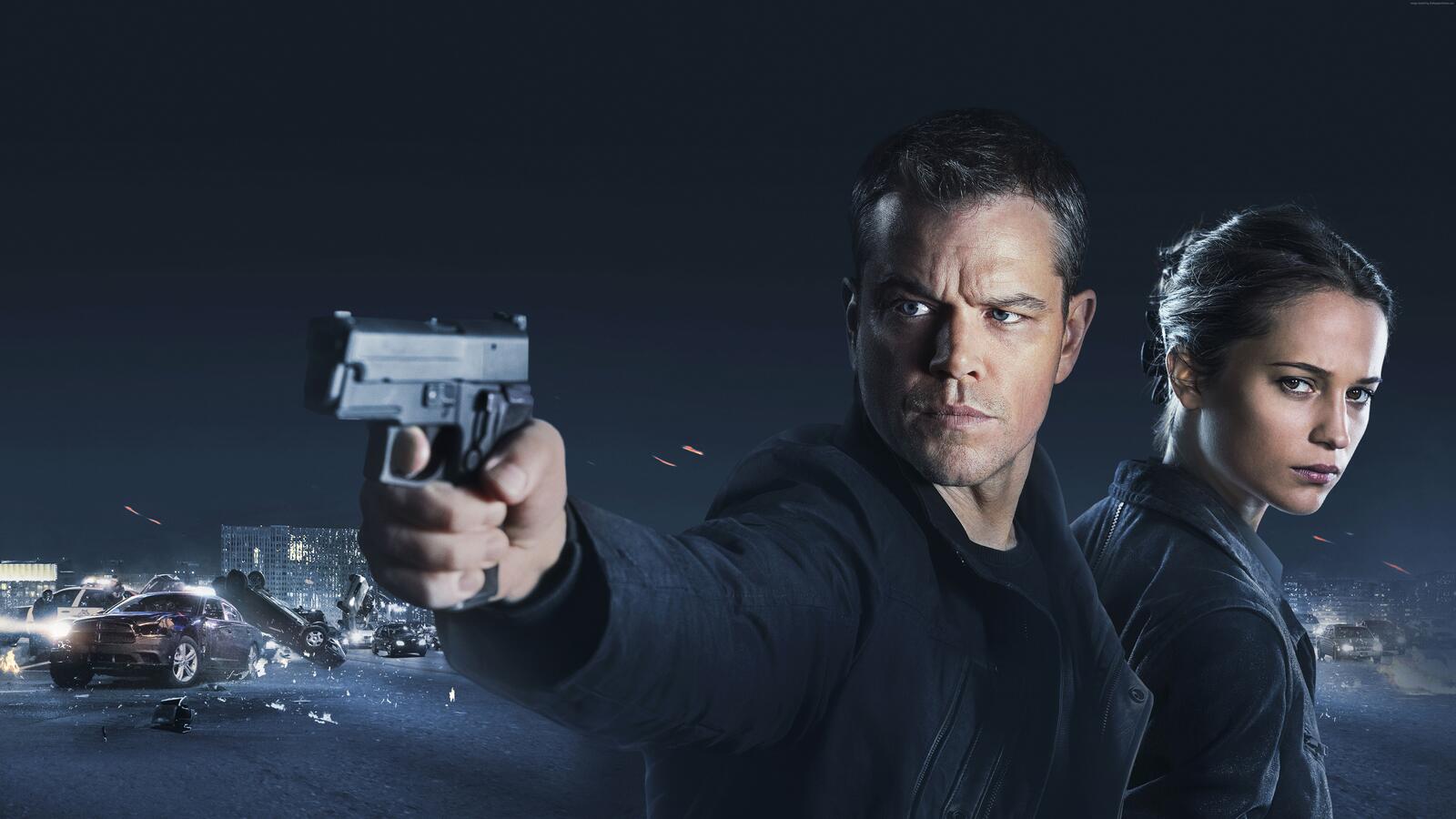 Wallpapers Jason Bourne in 2016 Matt Damon Thriller action on the desktop
