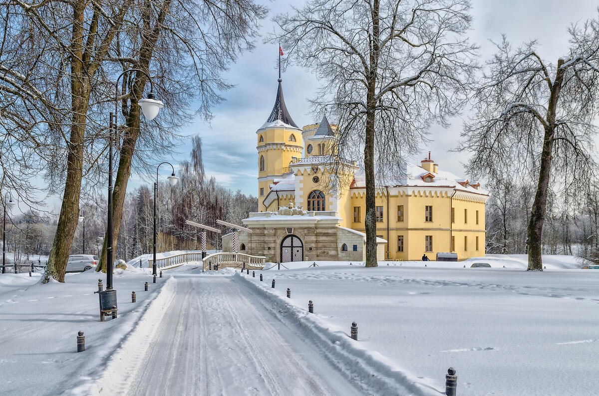 The castle BIP in Pavlovsk 9