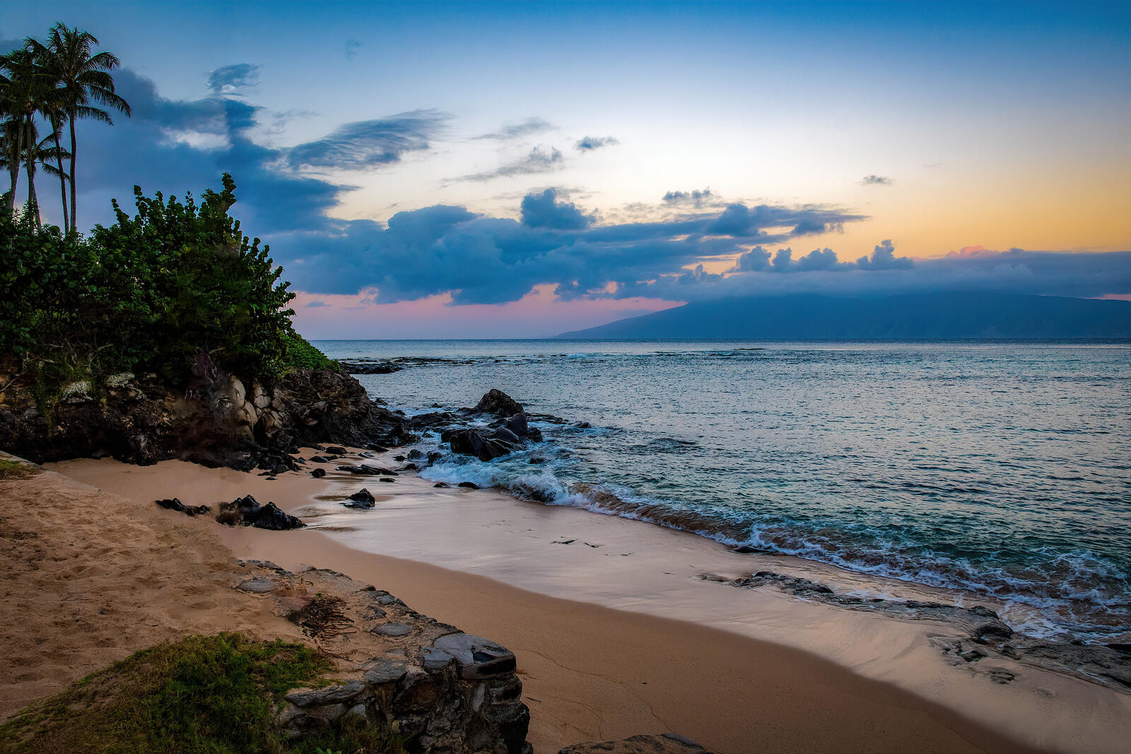 Free photo Landscape from the island of Molokai