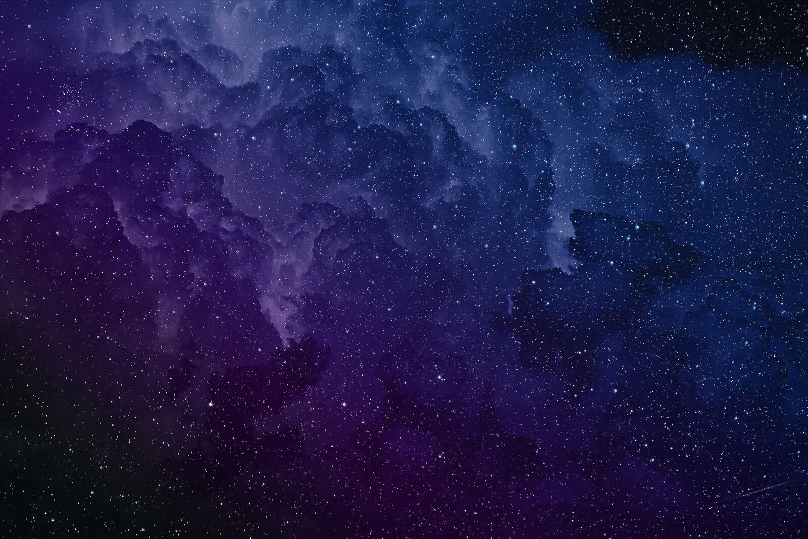 Wallpapers galaxy shining stars the universe on the desktop