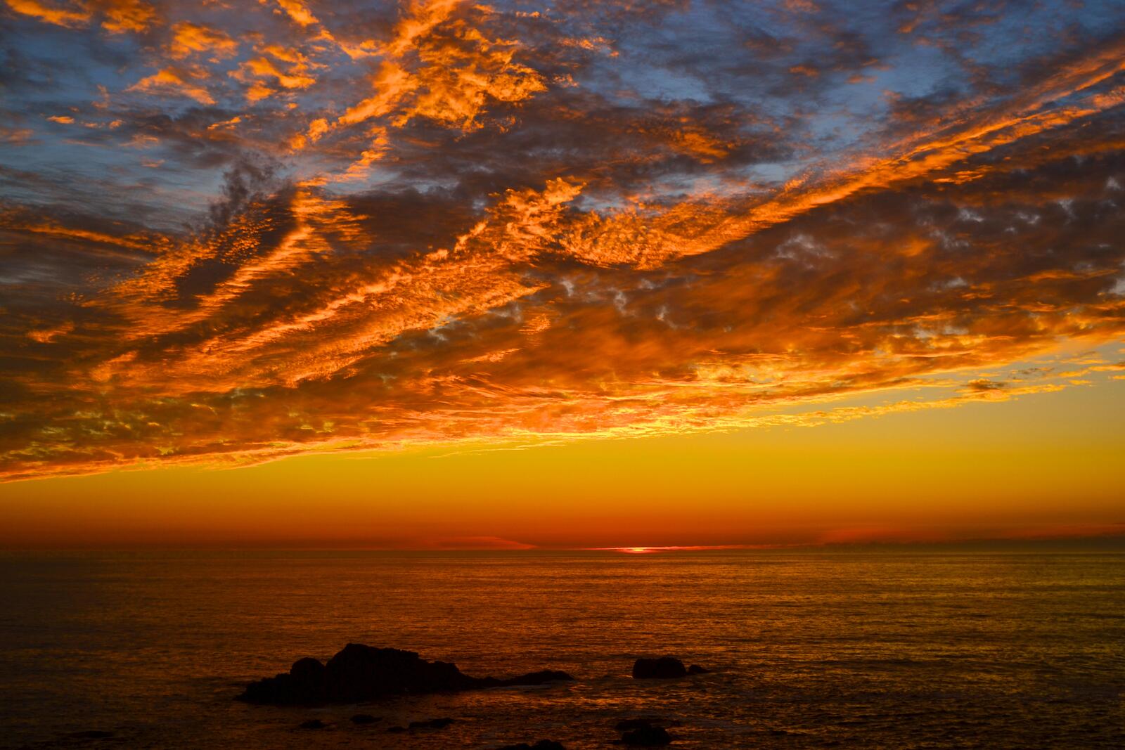 Wallpapers sky coast state Park SONOMA coast twilight on the desktop